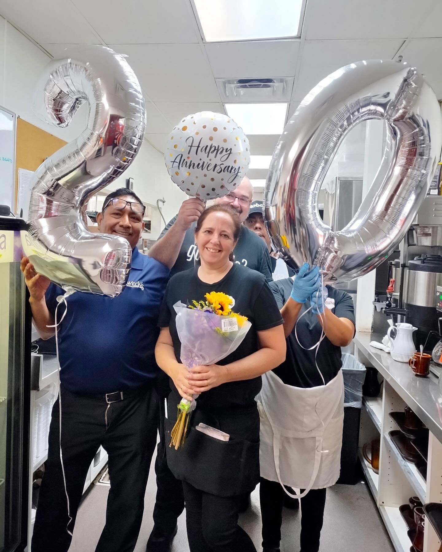 Happy 20th Weck&rsquo;s Anniversary to Nancy Cordova!!!!🥳 

Nancy has worked with the Weck&rsquo;s family for 20 years now!!! Her GM says, &ldquo;Nancy, Happy 20th Anniversary, We cannot thank you enough for these years helping Us taking care of our