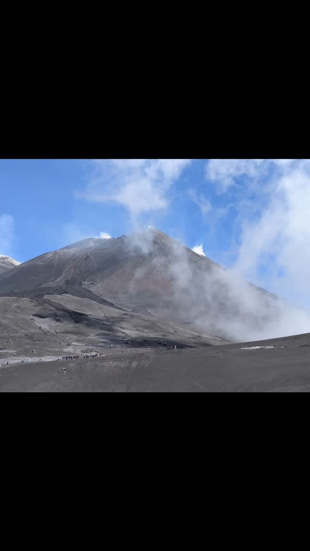 Standing in awe on Etna, reminds you that the earth is alive and ancient. Sulfur fills the air and clouds and smoke surround you. But you are on top of the world and feel alive.
#etna #sicily #volcano #nature
