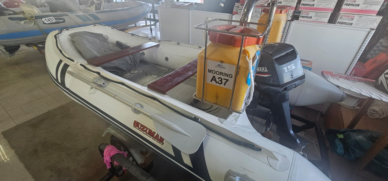 Suzumar duck 3m with Yamaha 15hp 2 stroke 3.jpg