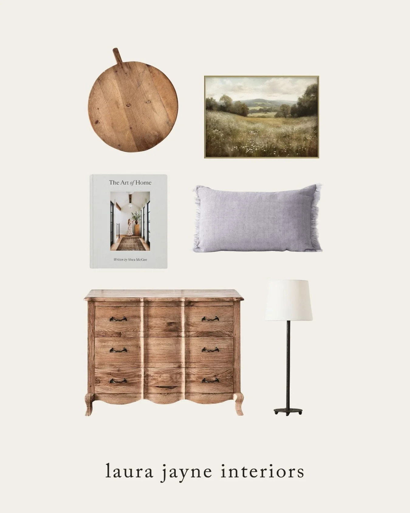Laura is Loving 〰️

Farmhouse style edition.

Where I sourced &hellip;
Vintage Bread Board- @etsyaus 
Artwork - @etsyaus 
Cushion - @aurahome 
Chest of Drawers - @provincialhomeliving 
Lamp - @provincialhomeliving 

#Wishlist #CurrentLoves #BrandsWeL