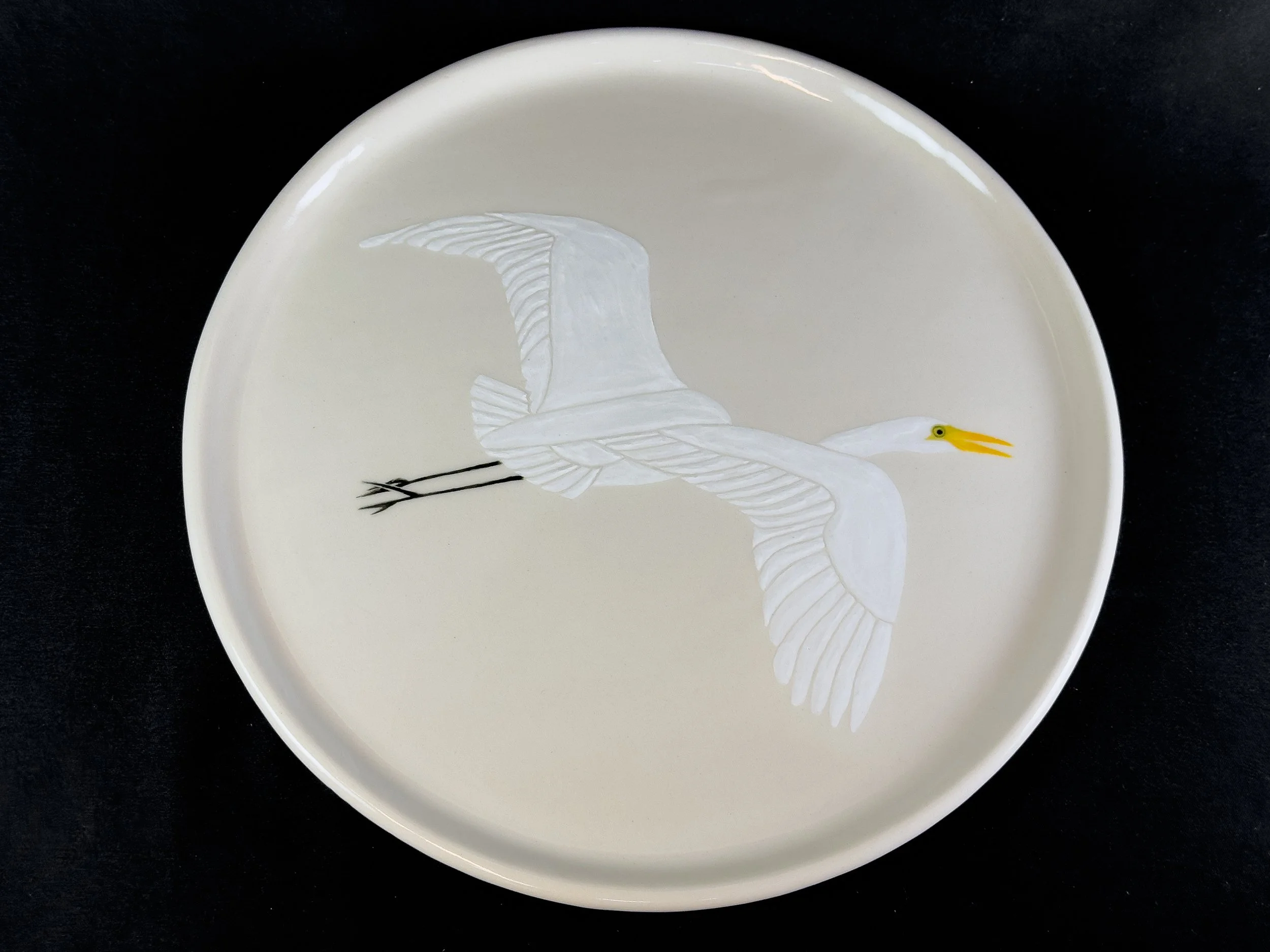 Great Egret Plate - Eve Chenu.jpg