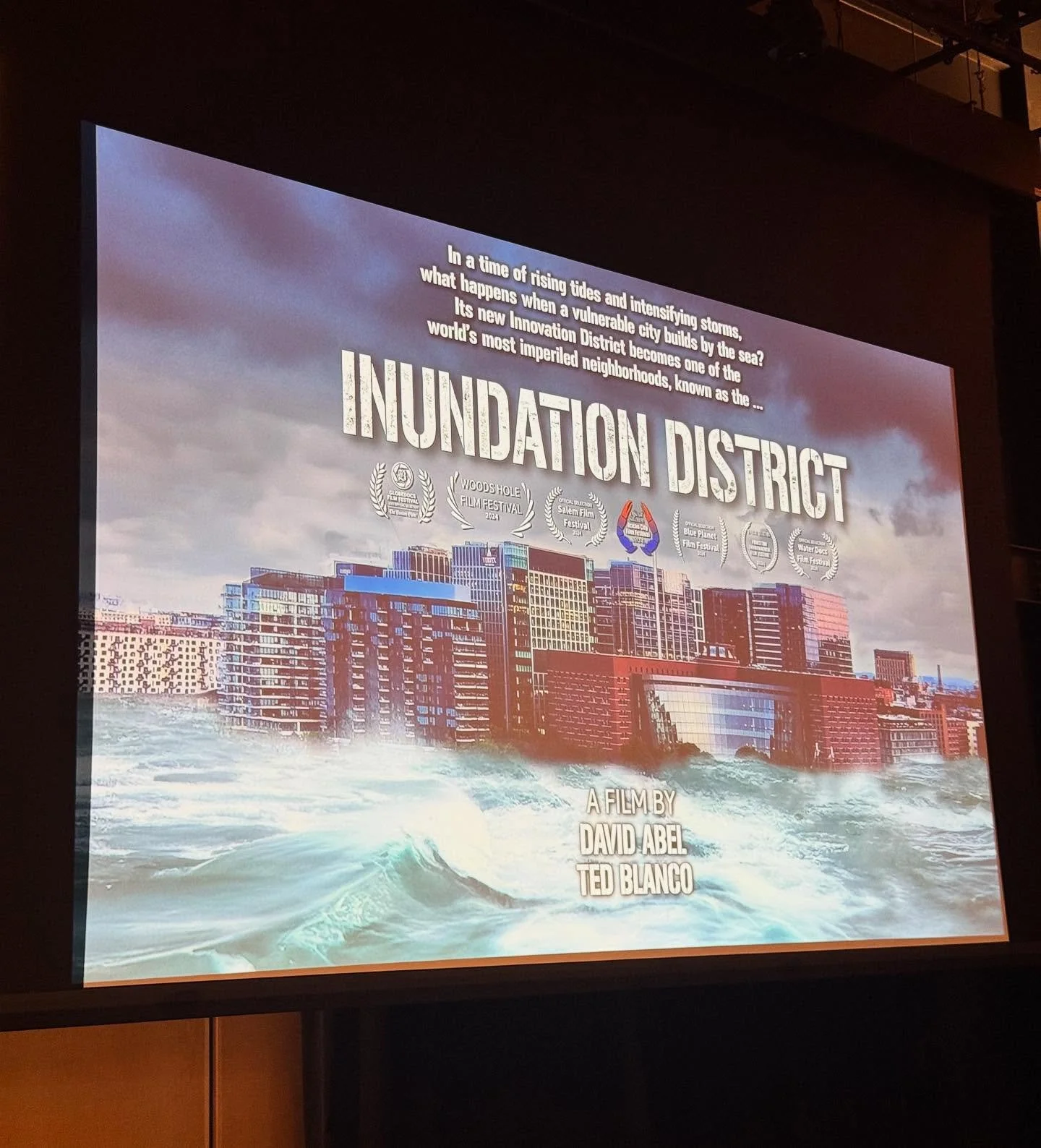 Thank you so much to @davidschwababel (reporter at the @bostonglobe and director of Inundation District) for screening your film and doing a Q&amp;A with 30 members of YPE Boston. We learned so much! 

If you&rsquo;re interested in attending more eve