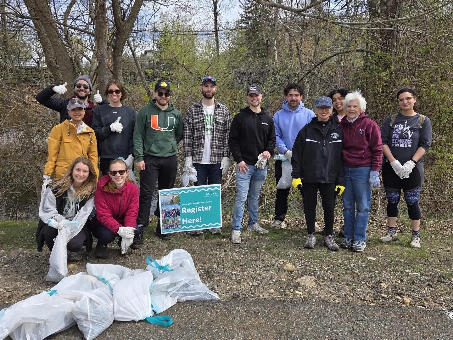 YPE Boston celebrated Earth day 🌎 cleaning up our beloved Charles River with @charlesriverwatershed 💧💙. Thanks everyone who came out and remember this planet is the only one we got! #earthday #rivercleanup