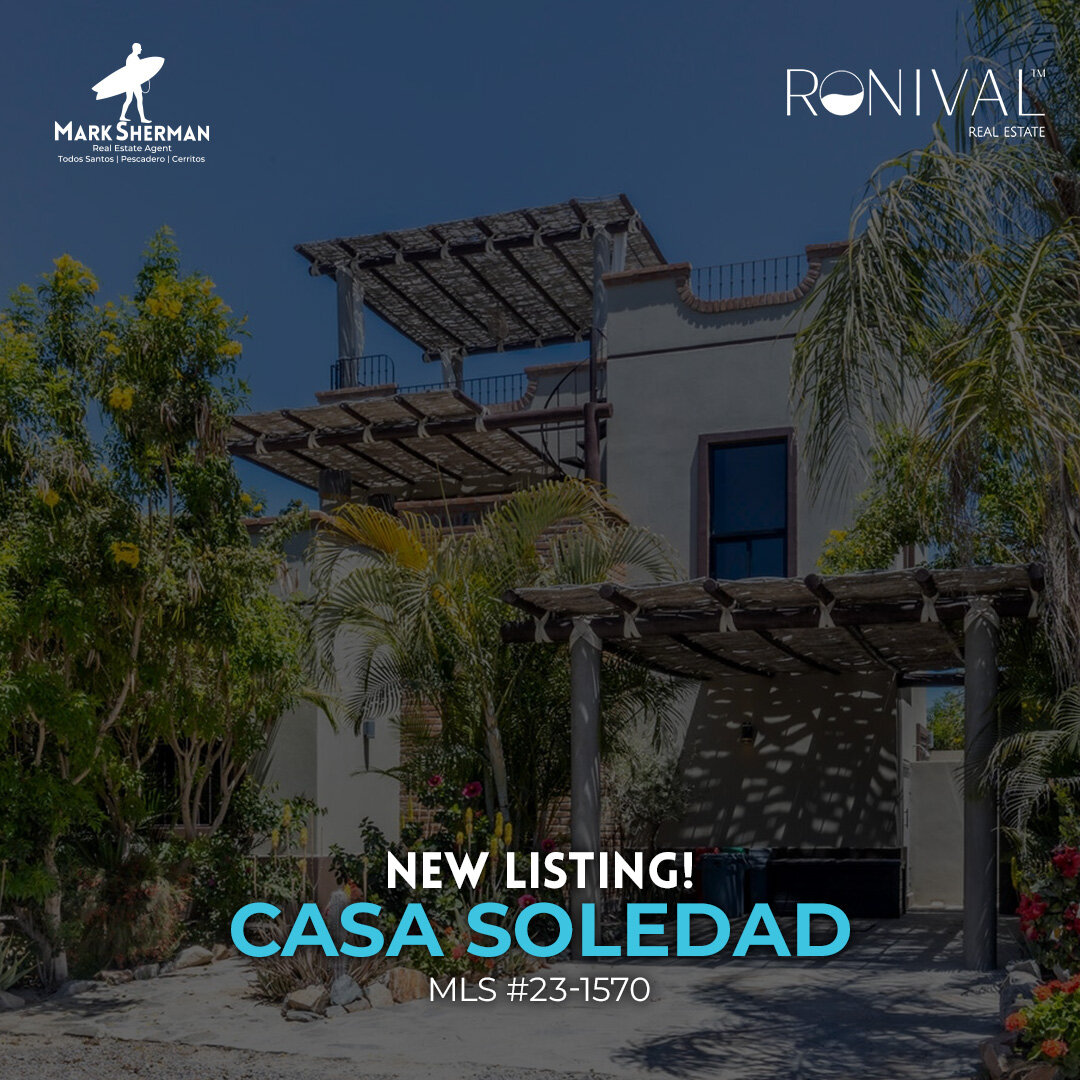 𝐍𝐄𝐖 𝐋𝐈𝐒𝐓𝐈𝐍𝐆!

𝗖𝗮𝘀𝗮 𝗦𝗼𝗹𝗲𝗱𝗮𝗱 𝗠𝗟𝗦 #𝟮𝟯-𝟭𝟱𝟳𝟬
Welcome to Pueblo Pescadero, the exclusive eco-community where desert meets the ocean, and luxury living meets nature. 

𝟯 𝗕𝗘𝗗𝗦 | 𝟮.𝟱 𝗙𝗨𝗟𝗟 𝗕𝗔𝗧𝗛𝗦 | 𝟭,𝟲𝟭𝟵.𝟳𝟬 𝗺