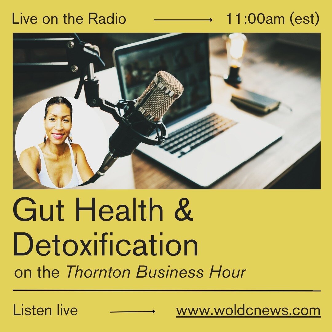 Free in 30 minutes?

Join me live at 11am on the Thornton Business Hour radio show. Gut health, detoxification, and more are on the menu!

See link on image to join, then click Listen Live once on the site.

@cicelyeverson 

#radio #interview #podcas