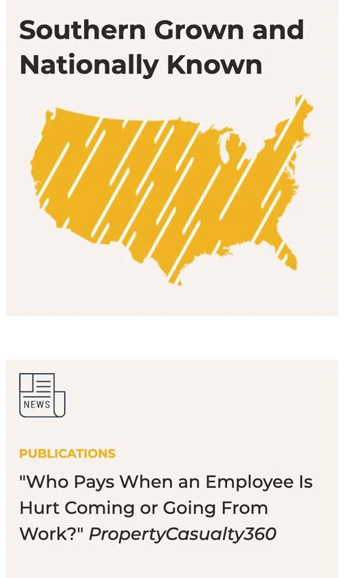 Swift Currie mobile Southern Grown and Nationally Known gold U.S. map graphic.