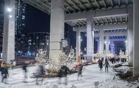 Ice Skating at the Bentway