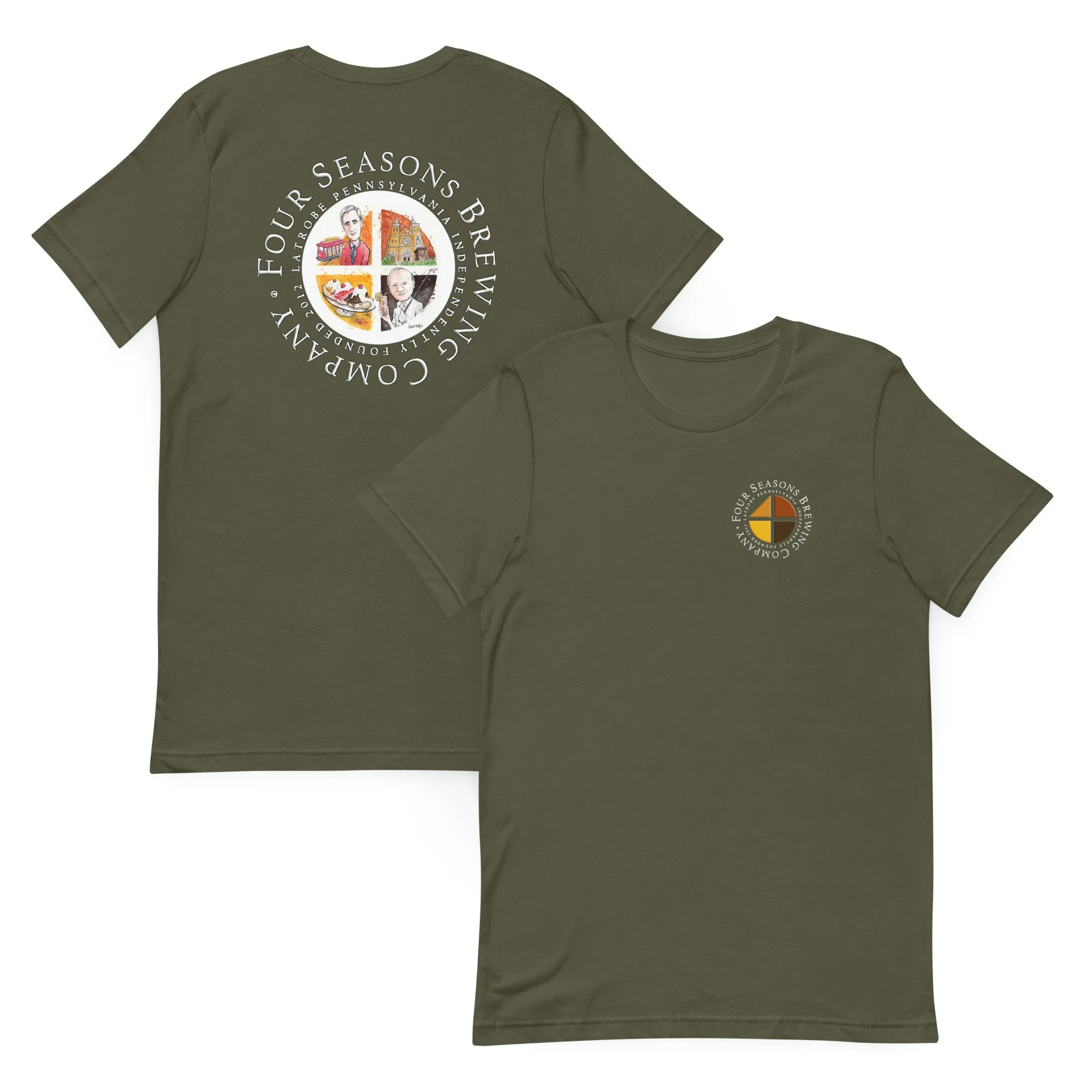 Four Seasons (Rogers & Palmer) Logo - Unisex t-shirt Bella + Canvas 3001