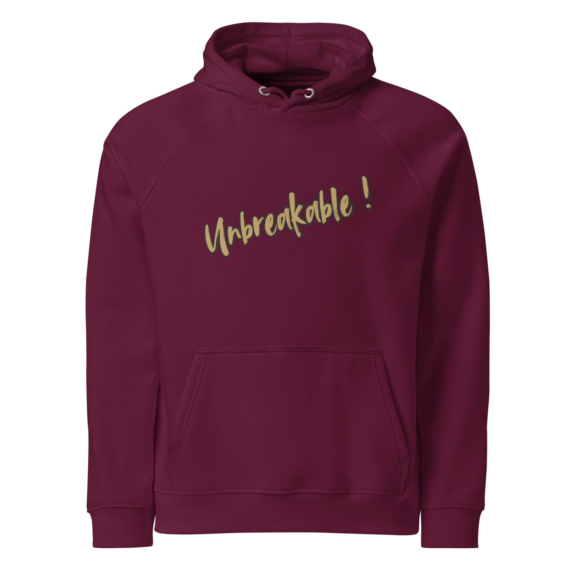 UNBREAKABLE Unisex eco raglan hoodie