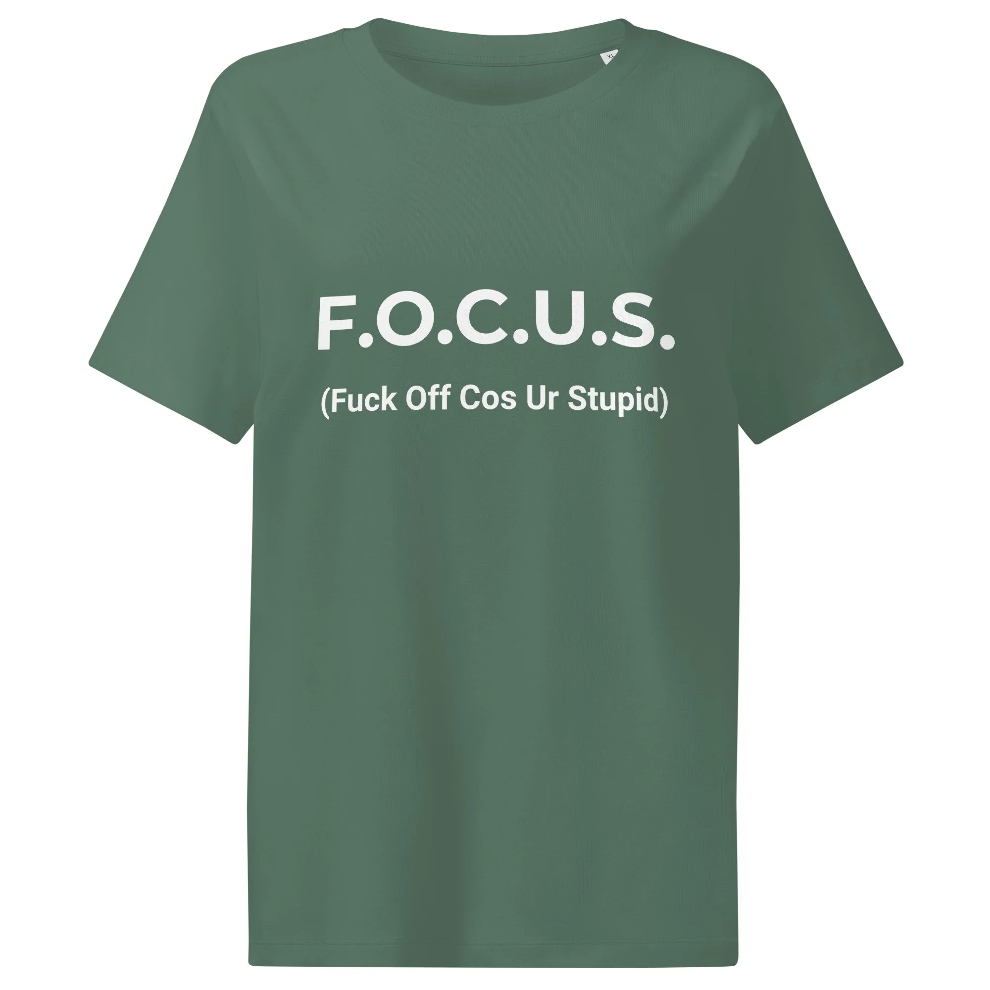 F.O.C.U.S. Women’s organic ribbed neck t-shirt