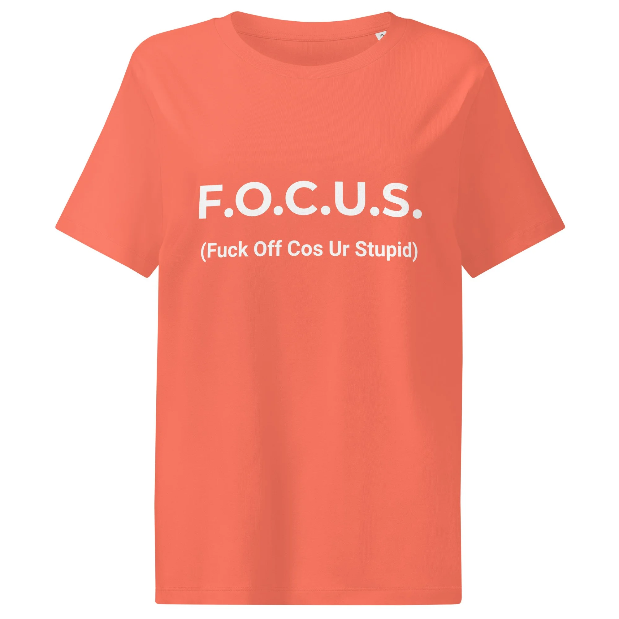 F.O.C.U.S. Women’s organic ribbed neck t-shirt