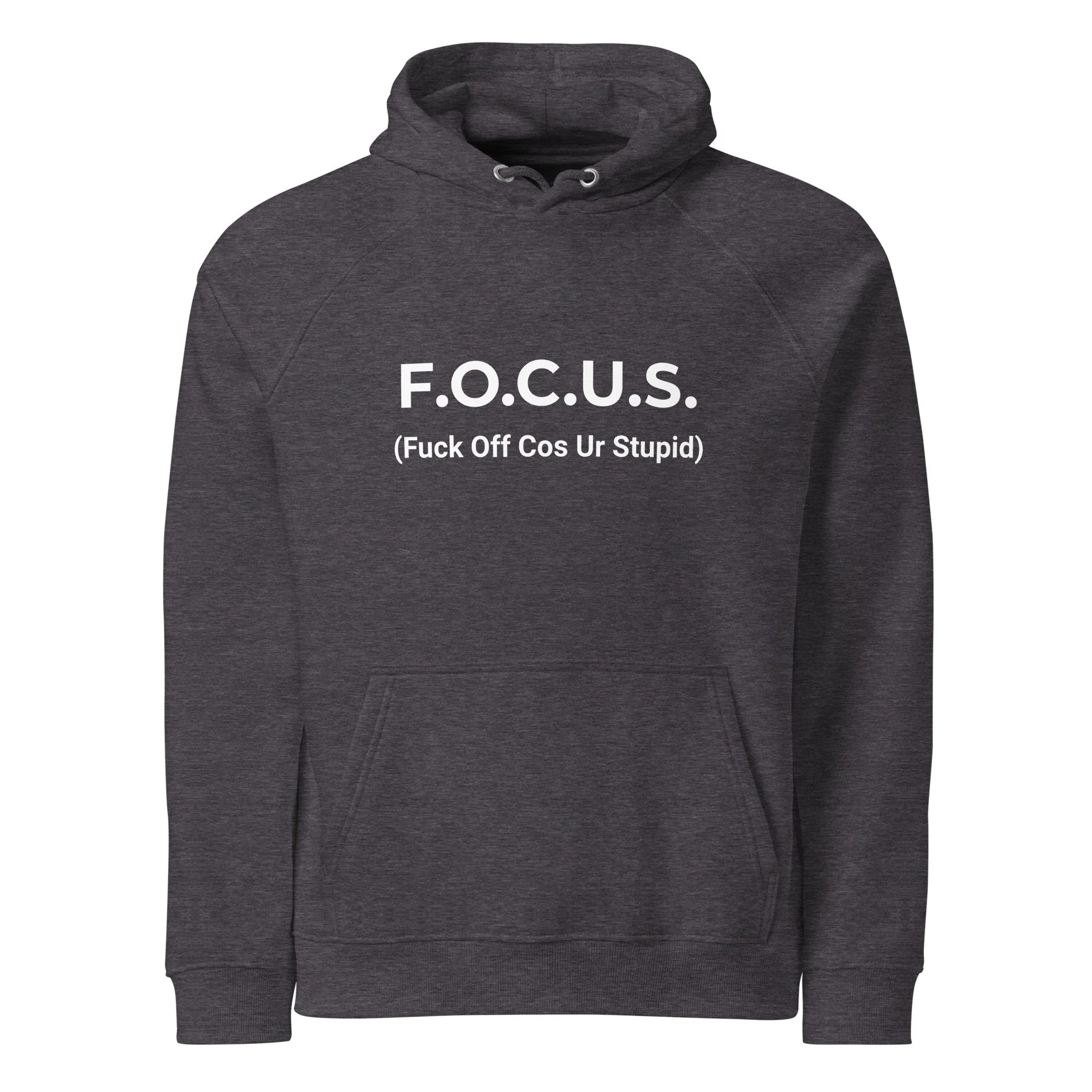 F.O.C.U.S. Unisex eco raglan hoodie