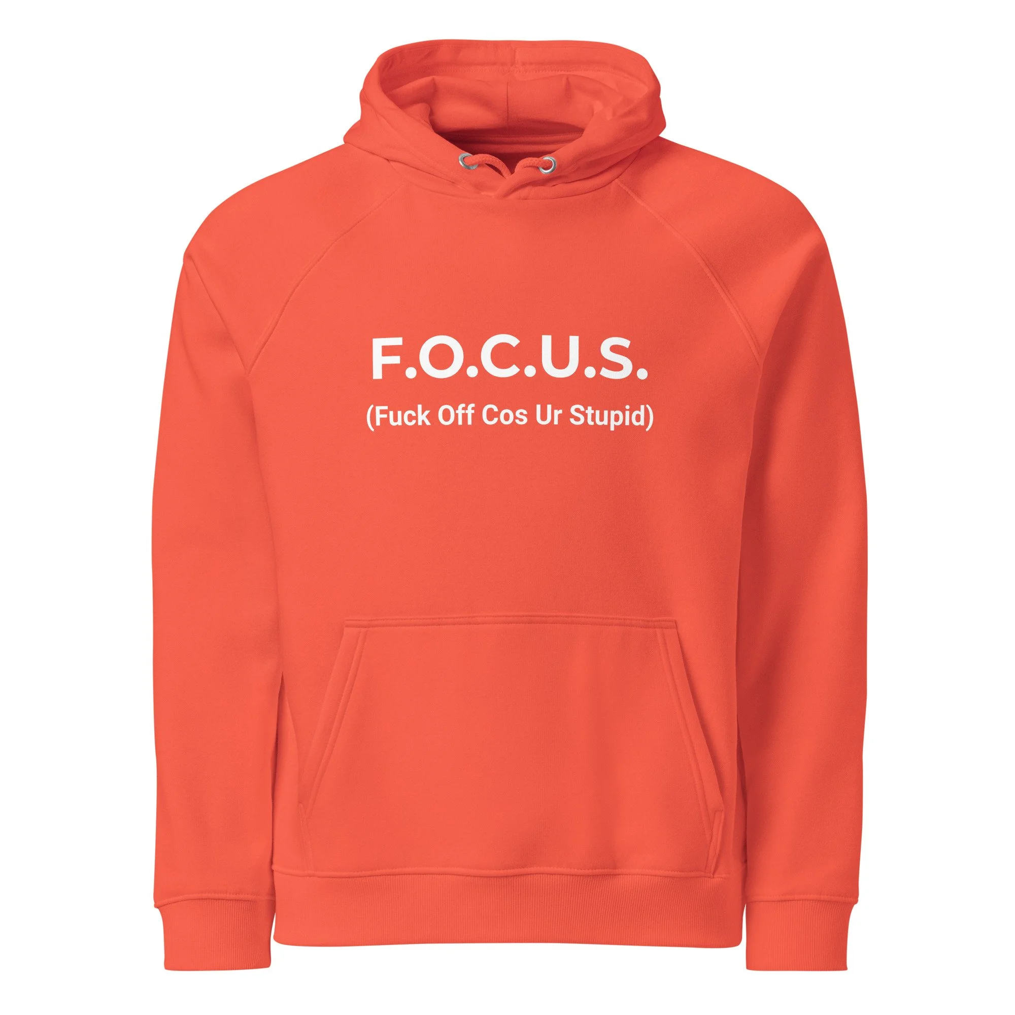 F.O.C.U.S. Unisex eco raglan hoodie