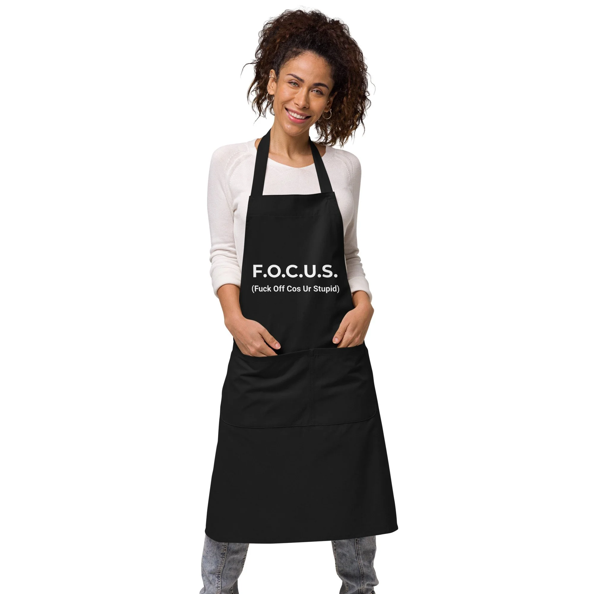 F.O.C.U.S. Organic cotton apron