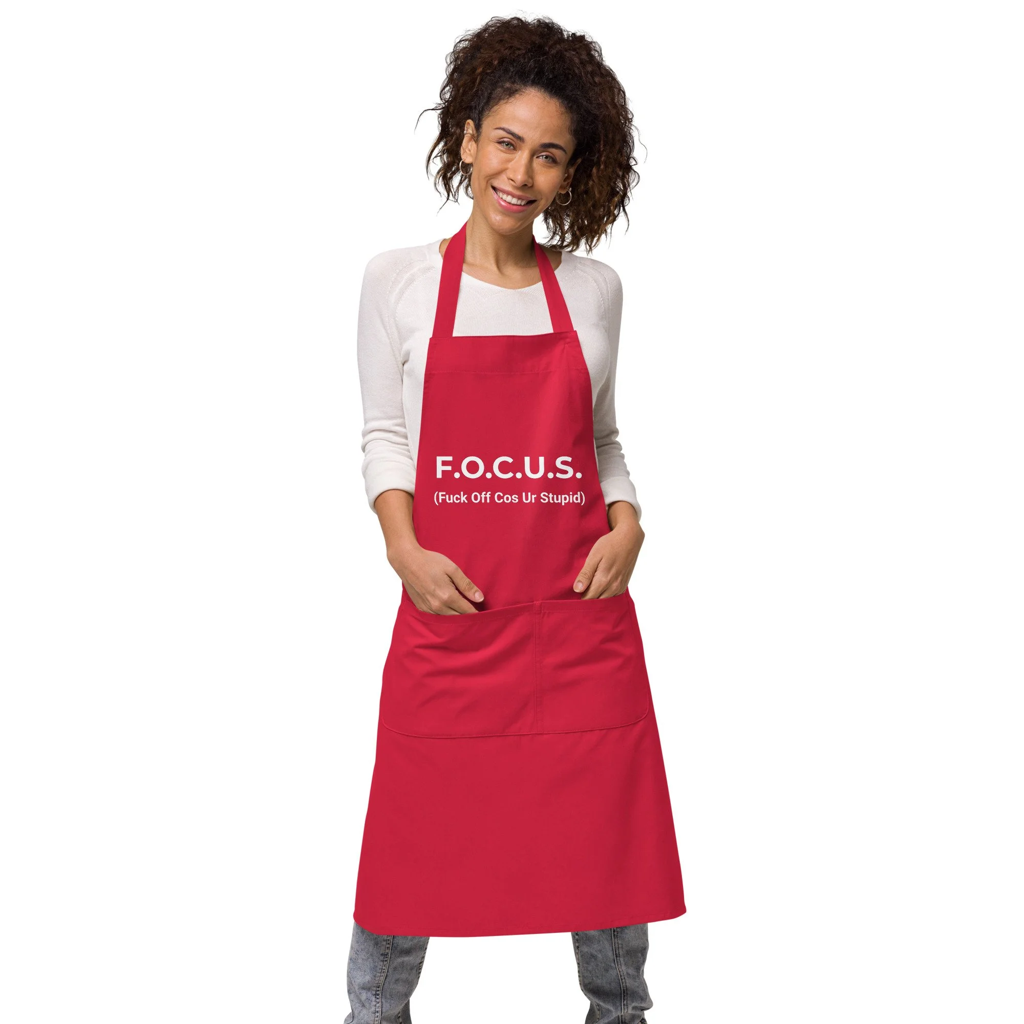 F.O.C.U.S. Organic cotton apron