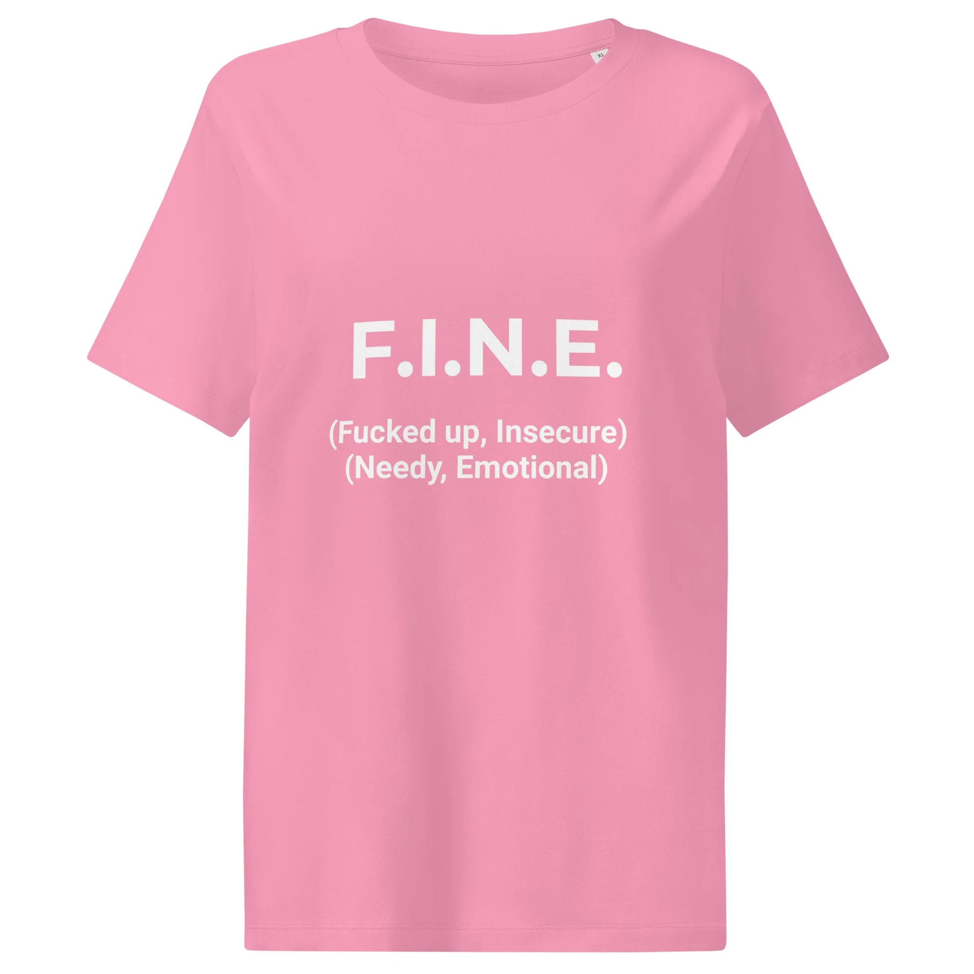F.I.N.E. Women’s organic ribbed neck t-shirt