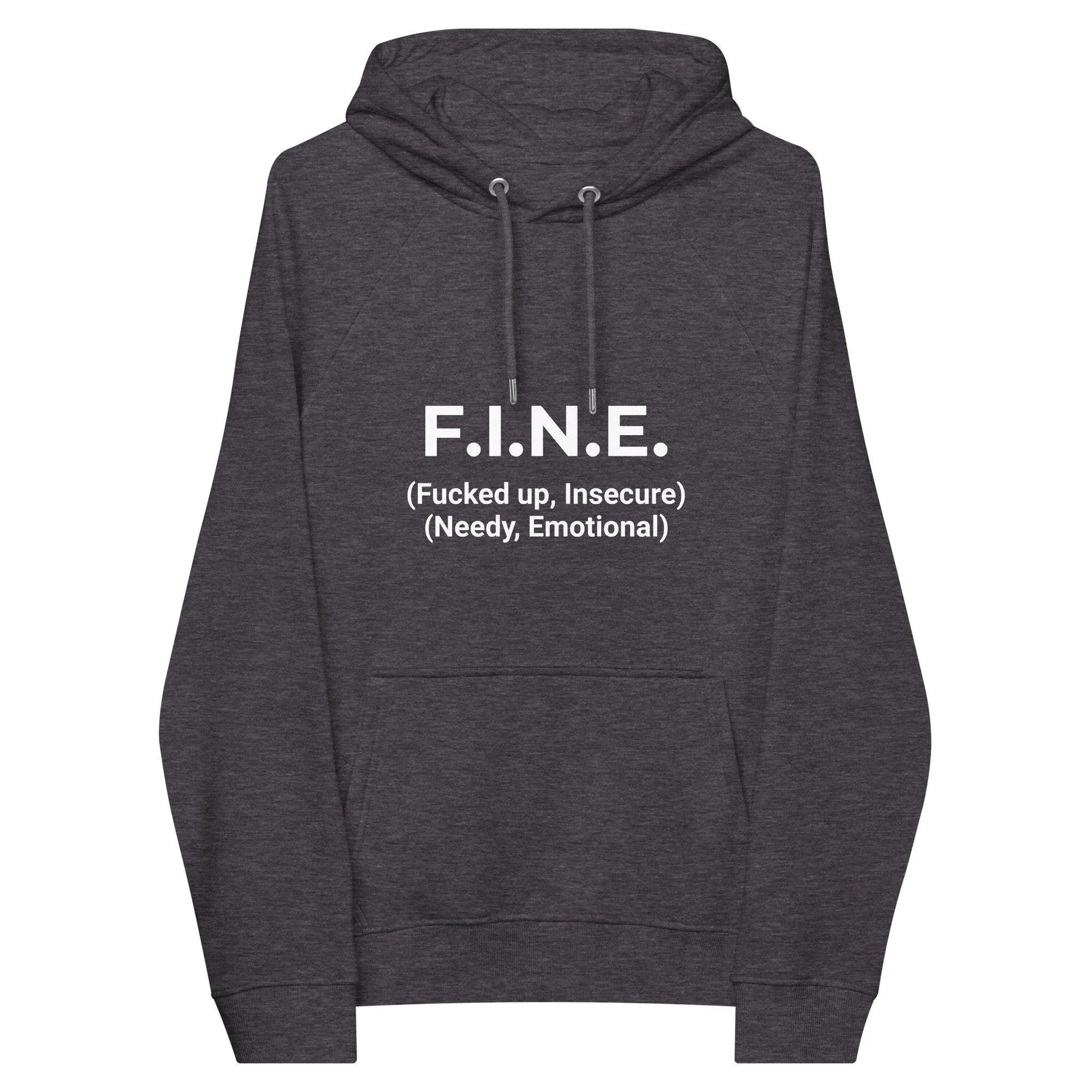 F.I.N.E. Unisex eco raglan hoodie