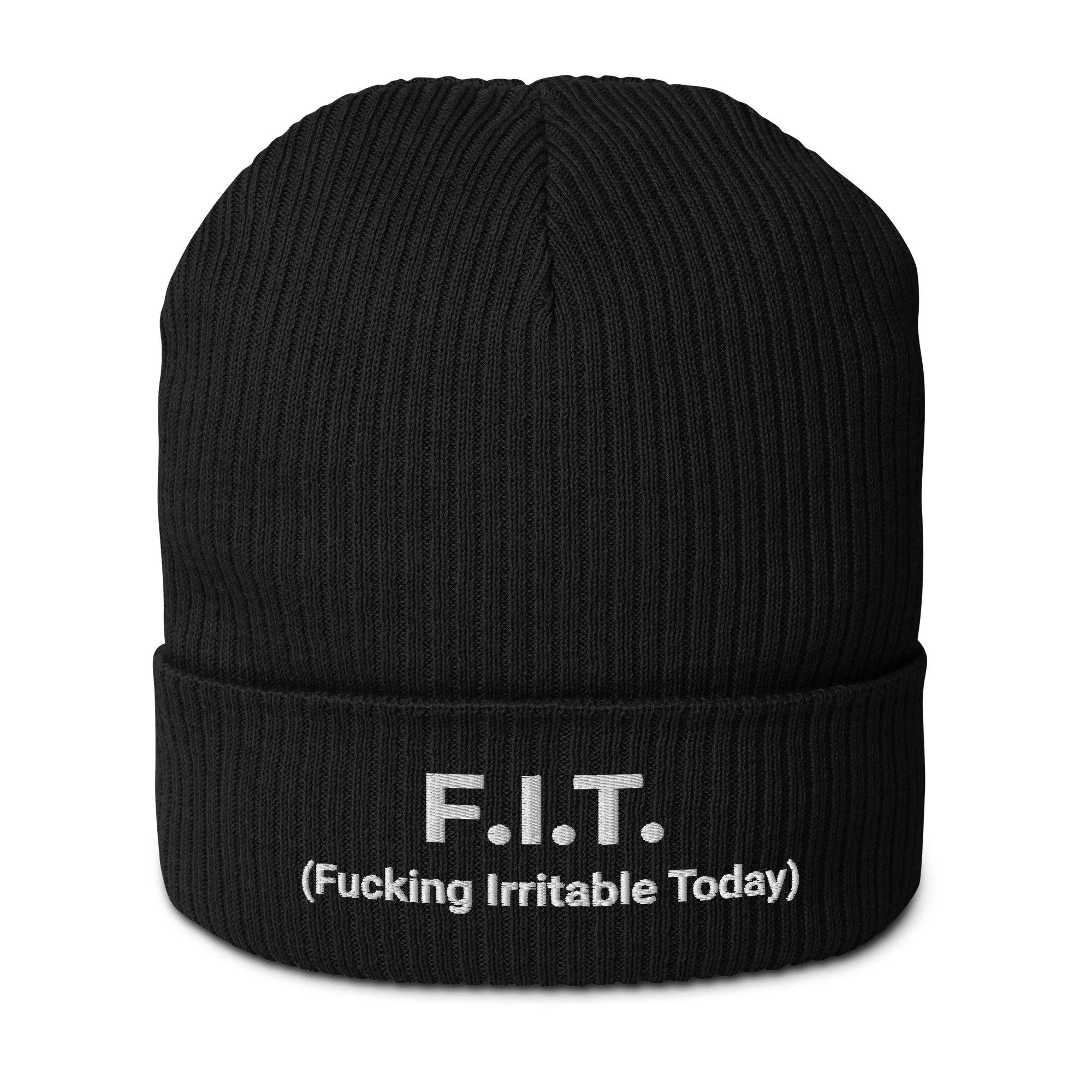 F.I.T. Organic ribbed beanie