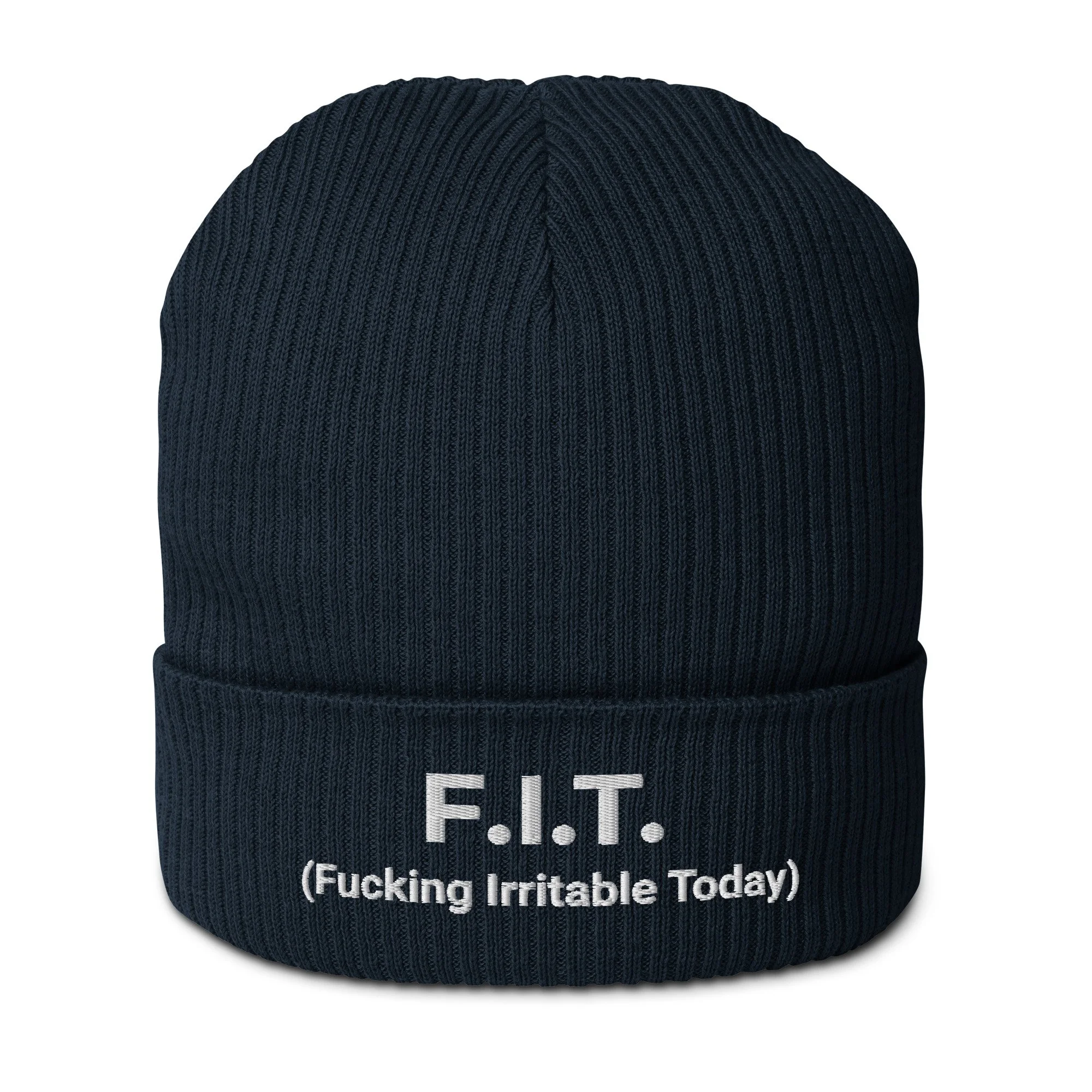 F.I.T. Organic ribbed beanie