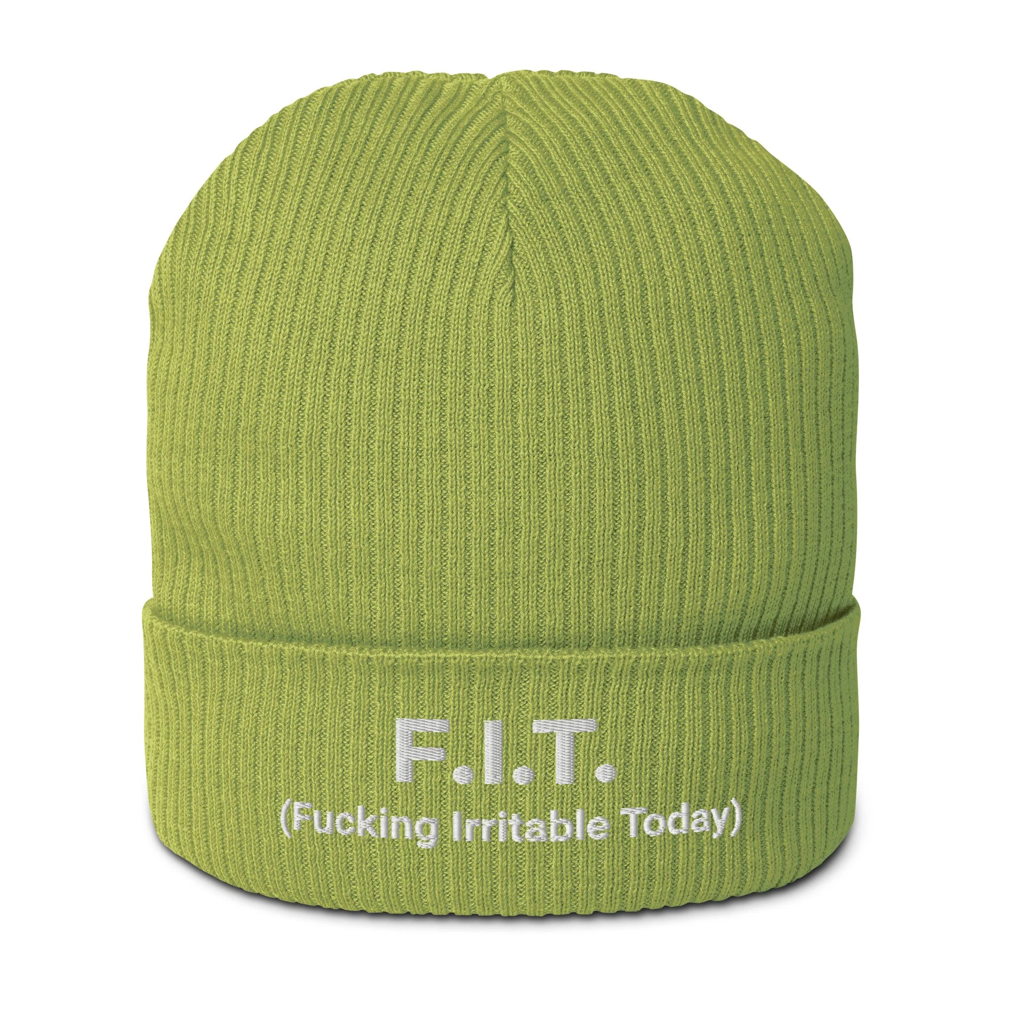 F.I.T. Organic ribbed beanie