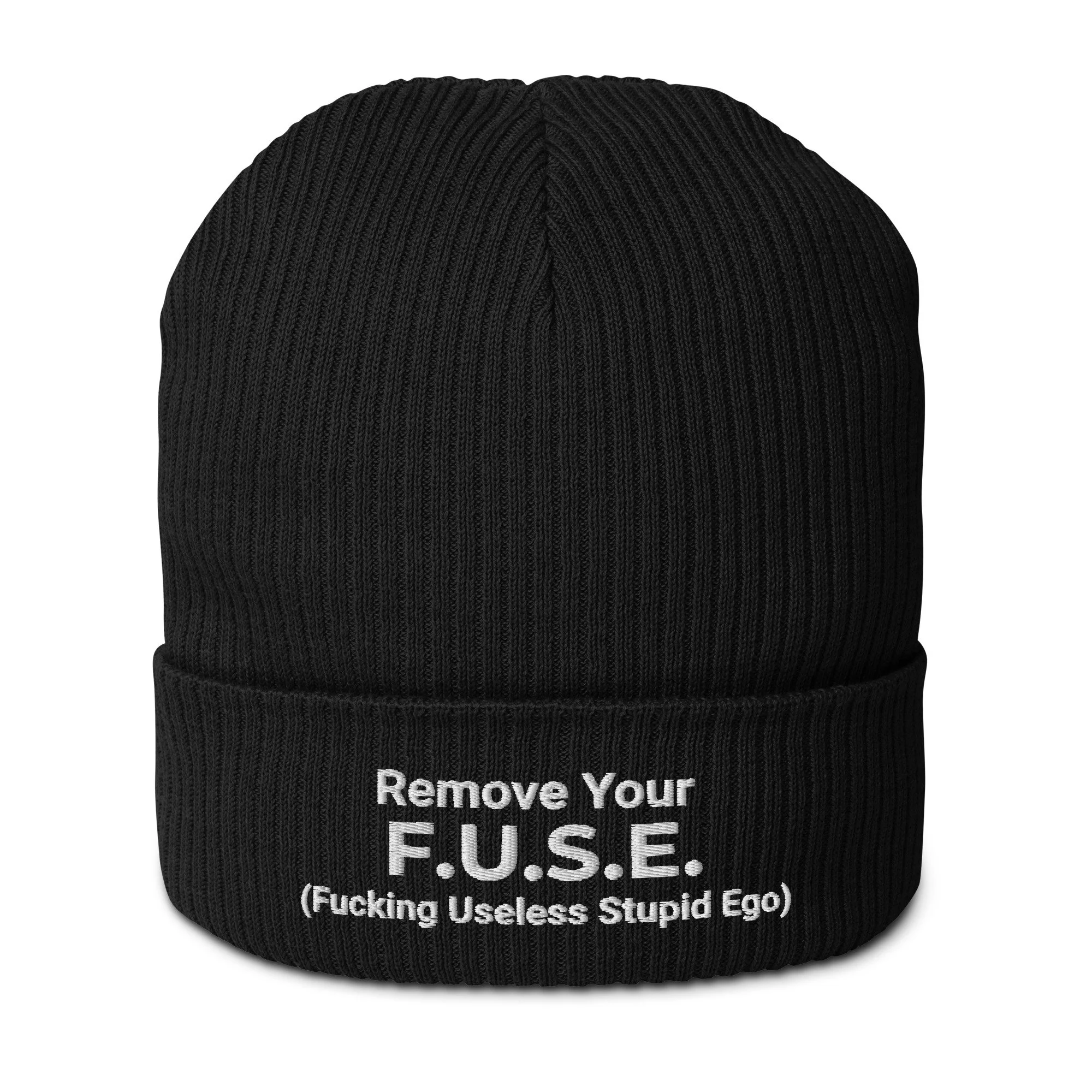 F.U.S.E. Organic ribbed beanie