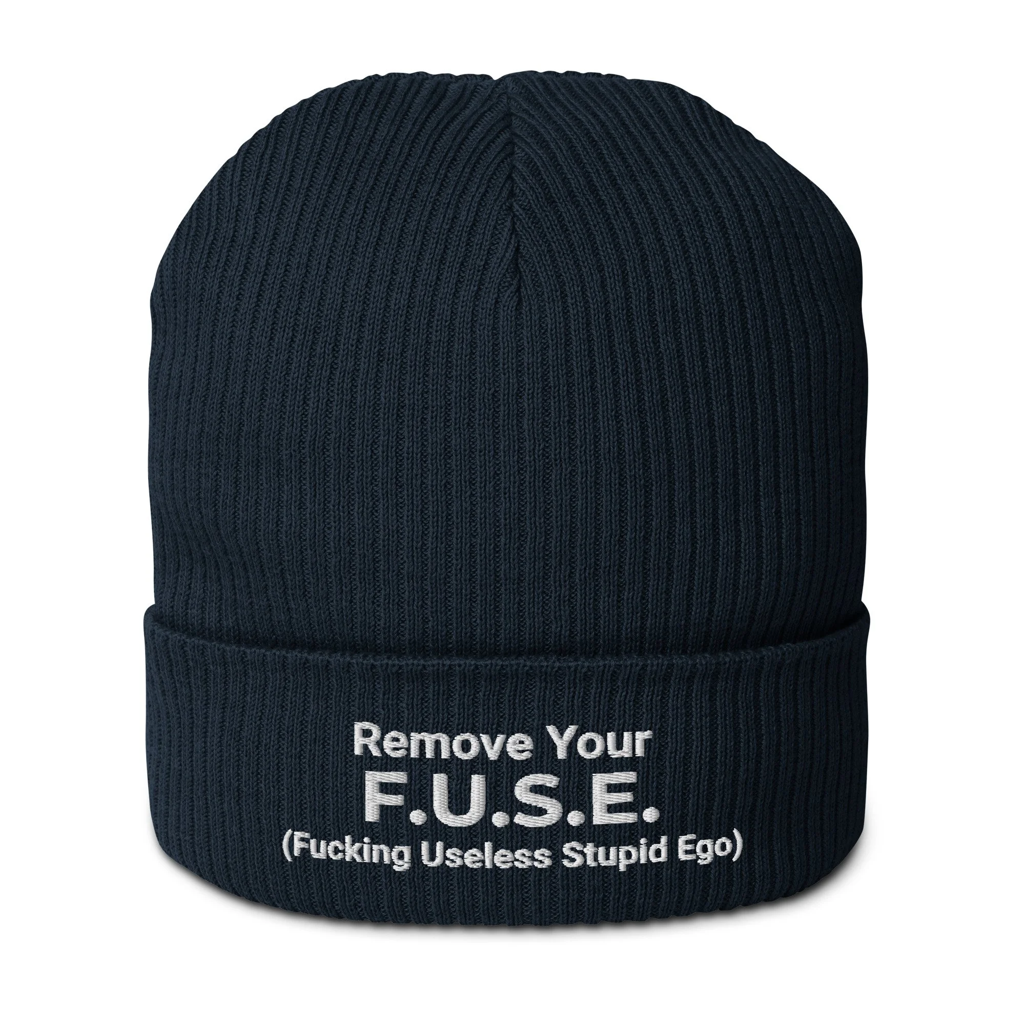 F.U.S.E. Organic ribbed beanie