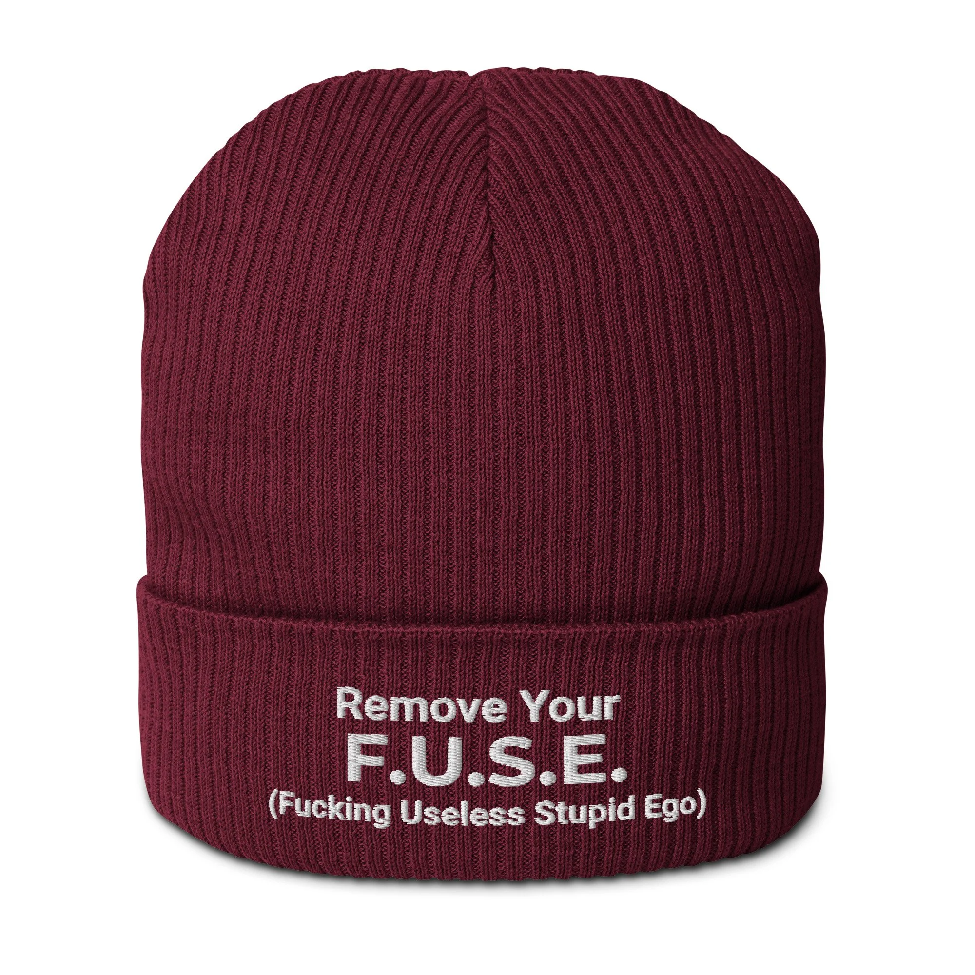 F.U.S.E. Organic ribbed beanie