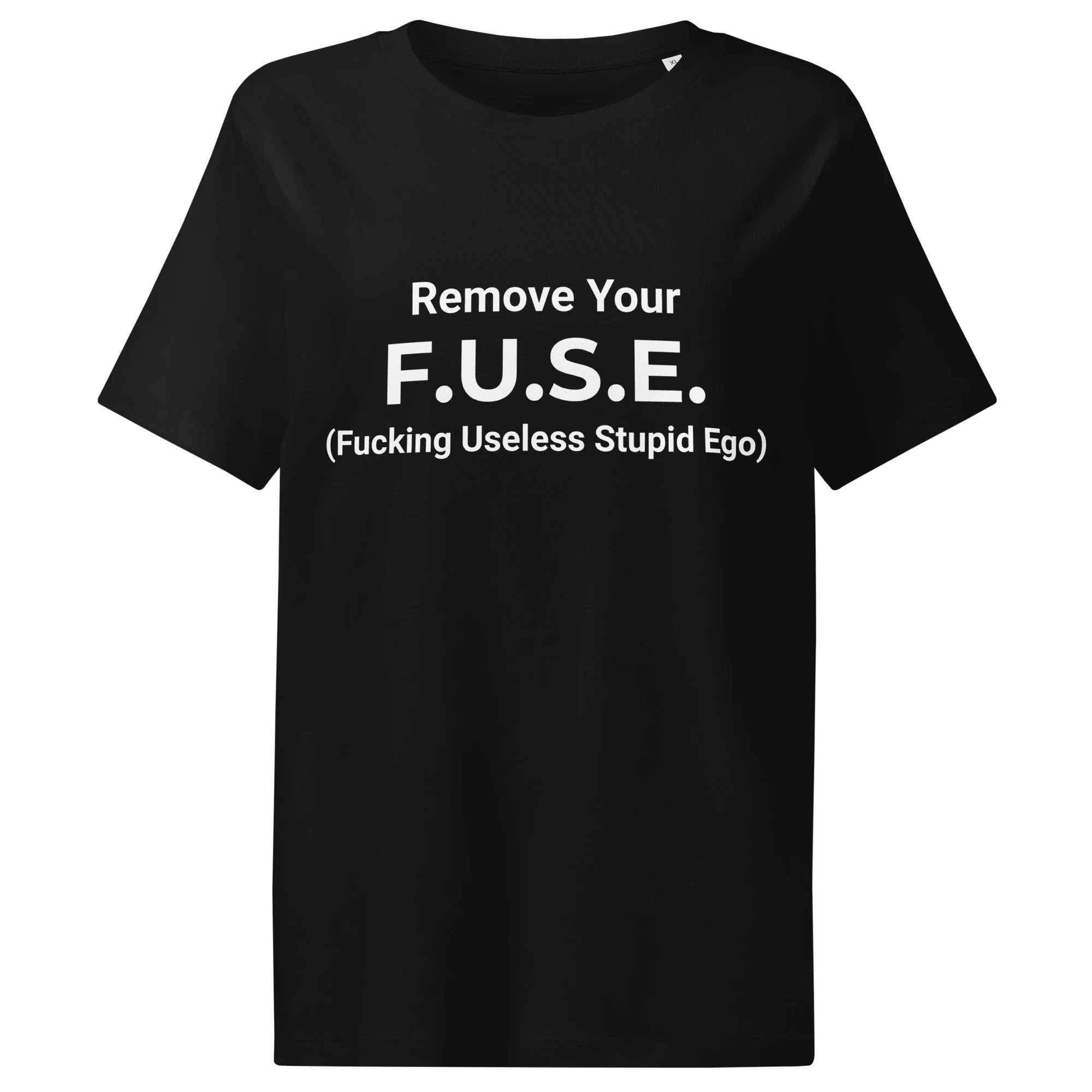 F.U.S.E. Women’s organic ribbed neck t-shirt