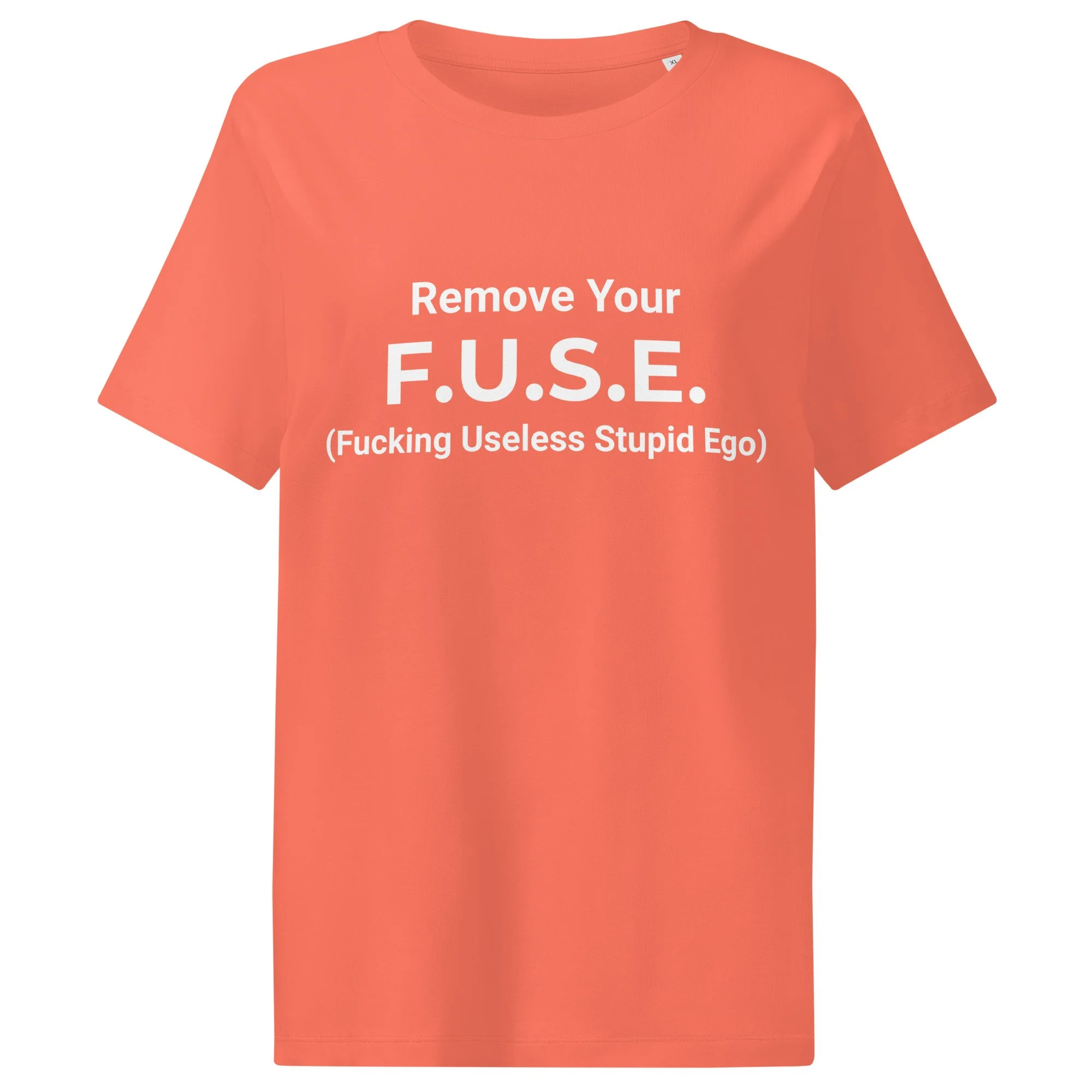 F.U.S.E. Women’s organic ribbed neck t-shirt