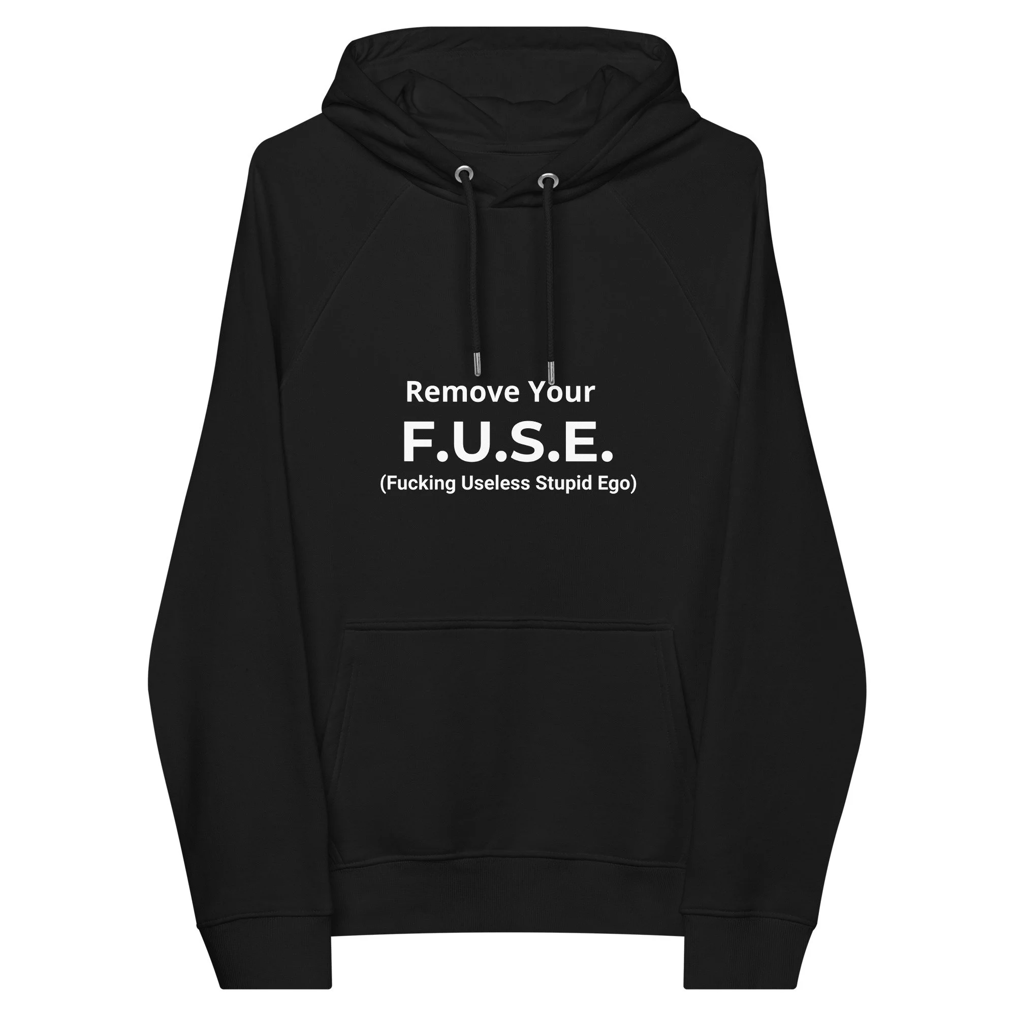 F.U.S.E. Unisex eco raglan hoodie