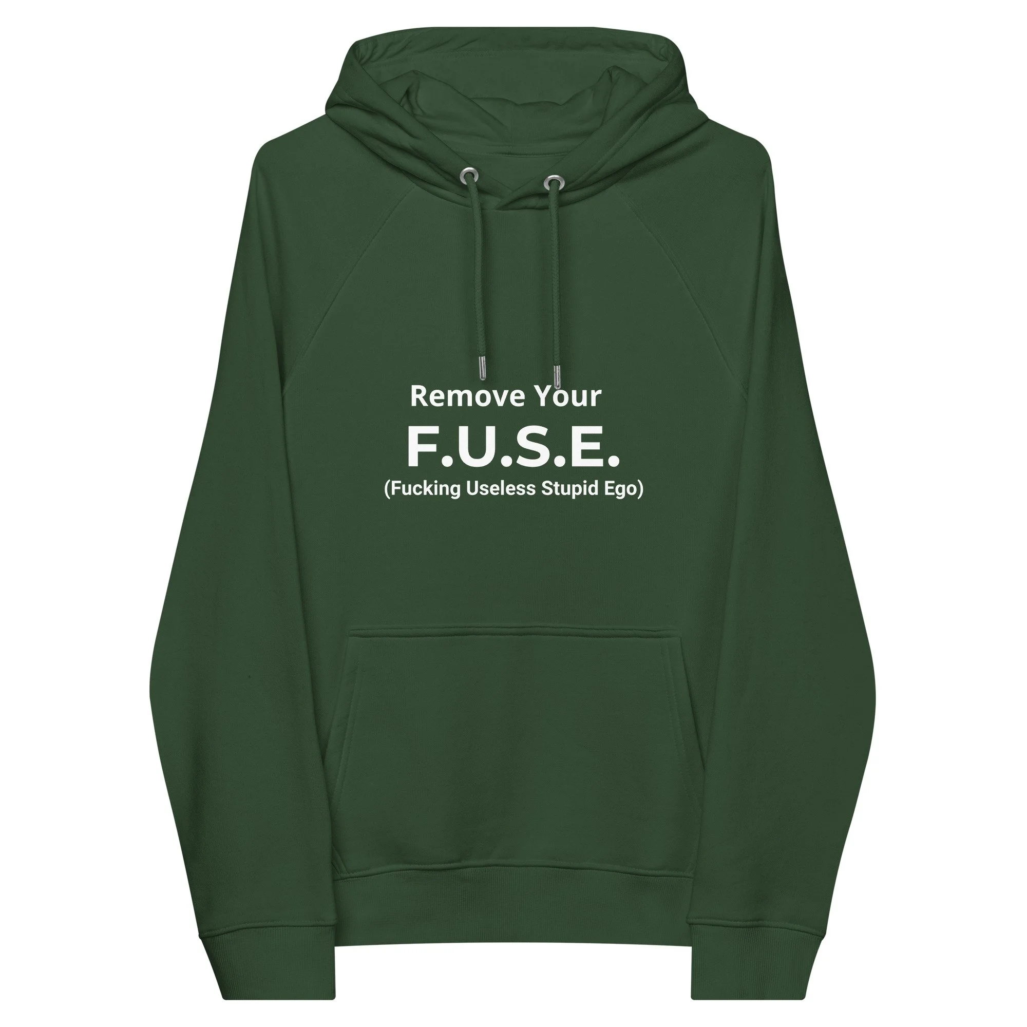 F.U.S.E. Unisex eco raglan hoodie