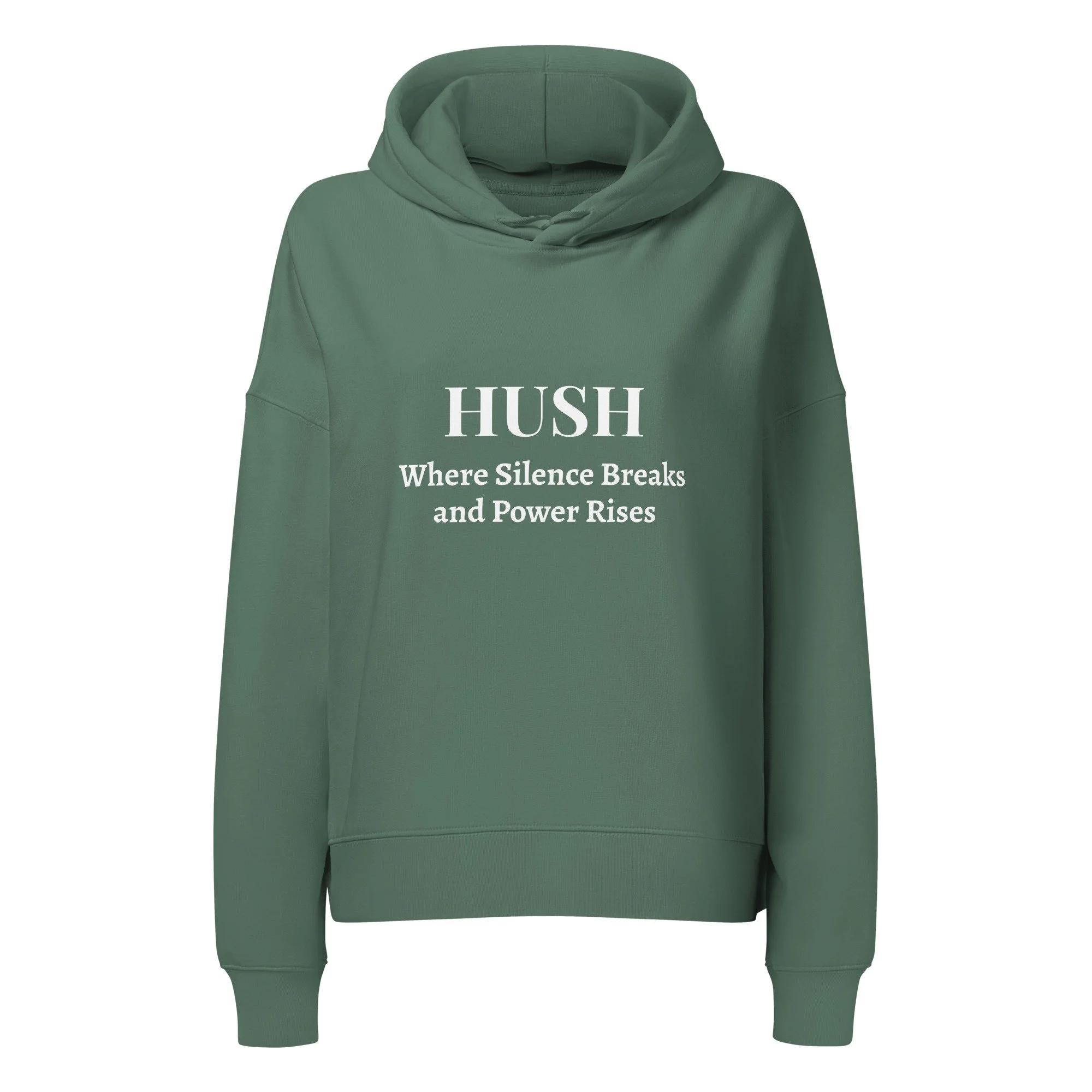 HUSH Women’s organic mid-weight hoodie