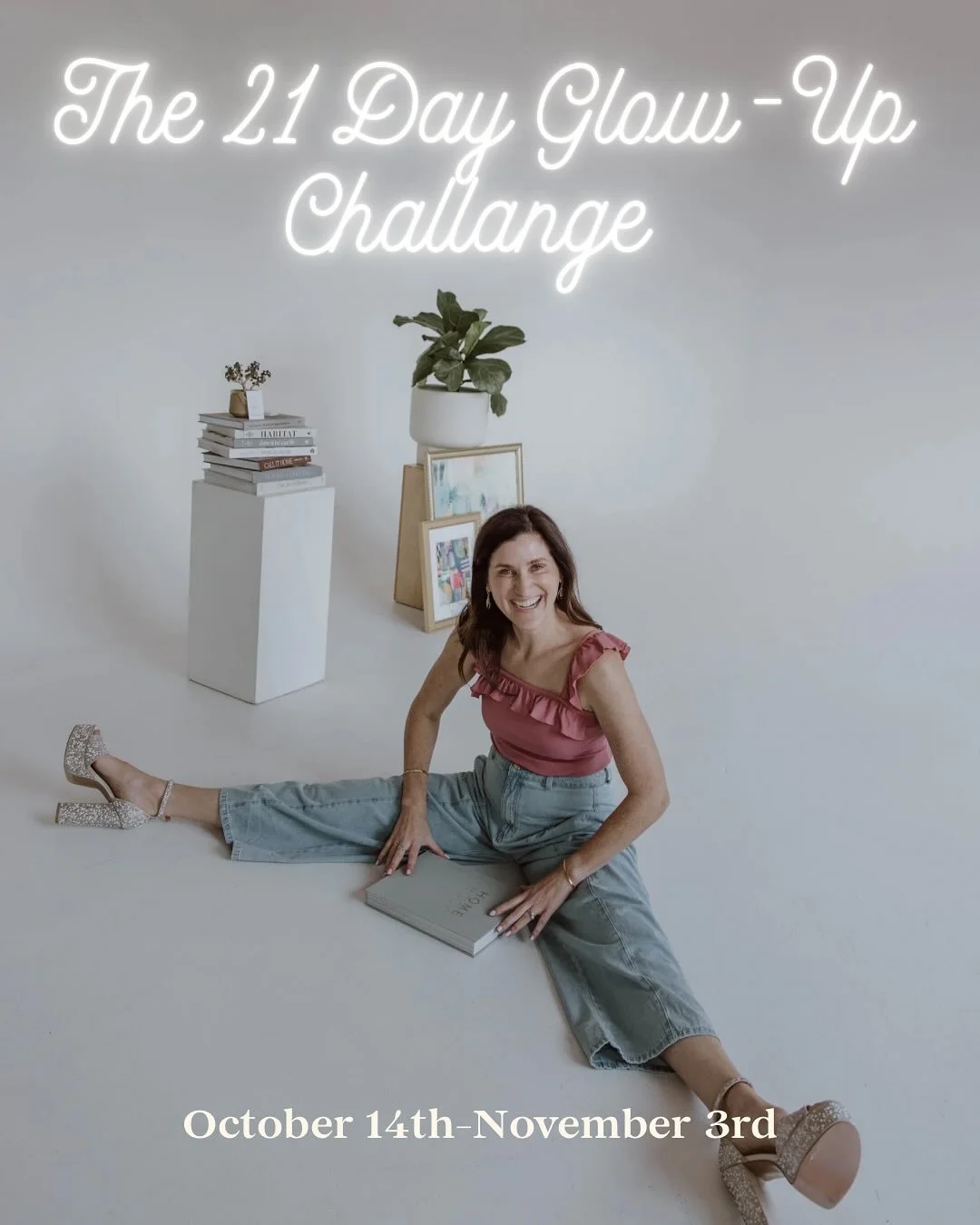I am thrilled to share my very first&hellip;.
21 Day HOME Glow-Up Challenge is officially LIVE! 🥂 

And honestly? I feel so proud of myself for creating this. This is a true level-up moment for me, and I&rsquo;m glowing (pun intended ✨)

You already