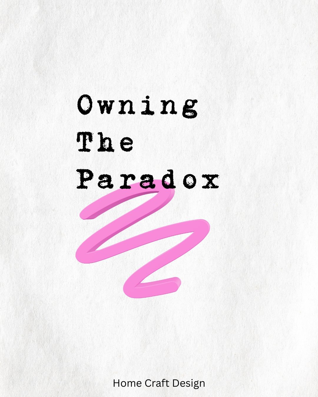 The paradoxes of life. And the paradoxes of being a human. I own these because, well, they are mine ❤️&zwj;🔥😮&zwj;💨
.
.
.
#homecraftdesign #paradox #bossbabe