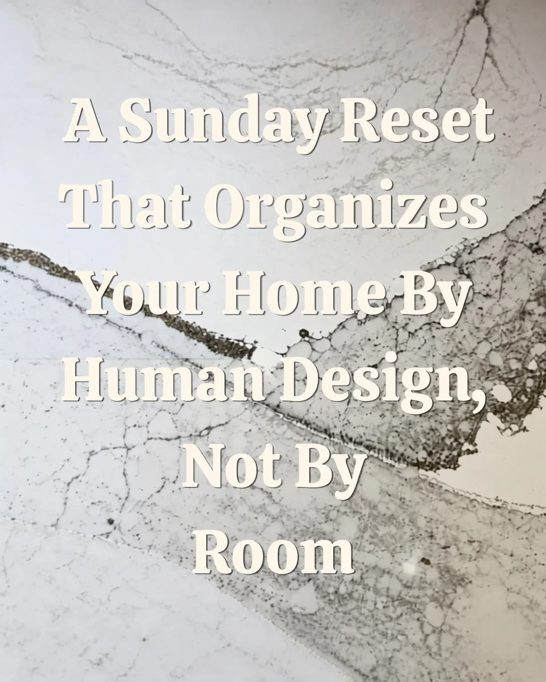 Good news: you don&rsquo;t have to overhaul your Sunday reset. You just add one small thing! 

Same reset you&rsquo;re already doing, with one Human Design tweak on top. 

And here&rsquo;s what it looks like by type: 

Generators:
Start with that lig