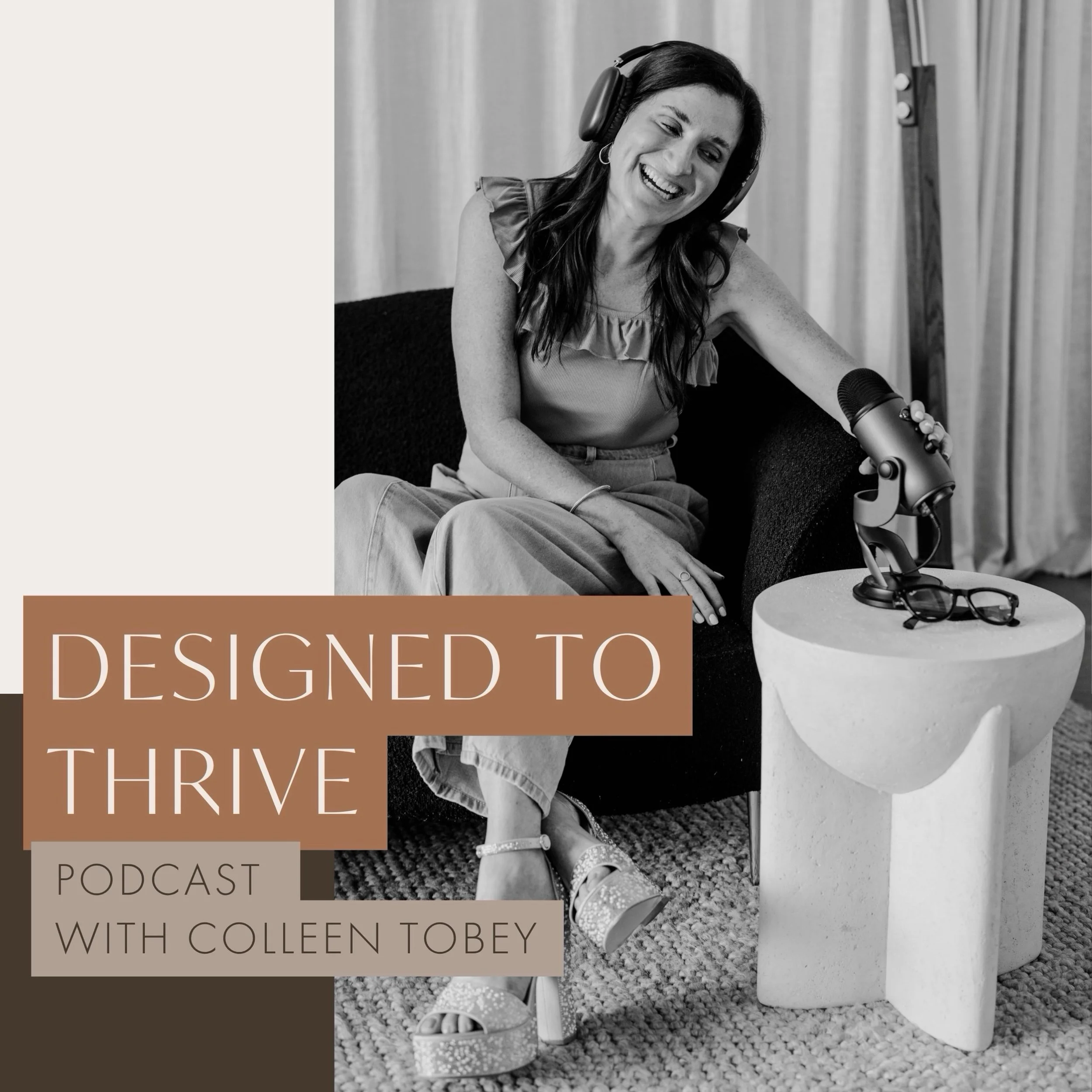 New podcast cover, who dis? 🎙️ 

Ok, all! ONE YEAR in of podcasting!!! &ldquo;Designed To Thrive&rdquo; has been airing for 365 days and I am truly so proud of it. 

And what&rsquo;s in a name, you ask? Well the name, Designed To Thrive is a play on