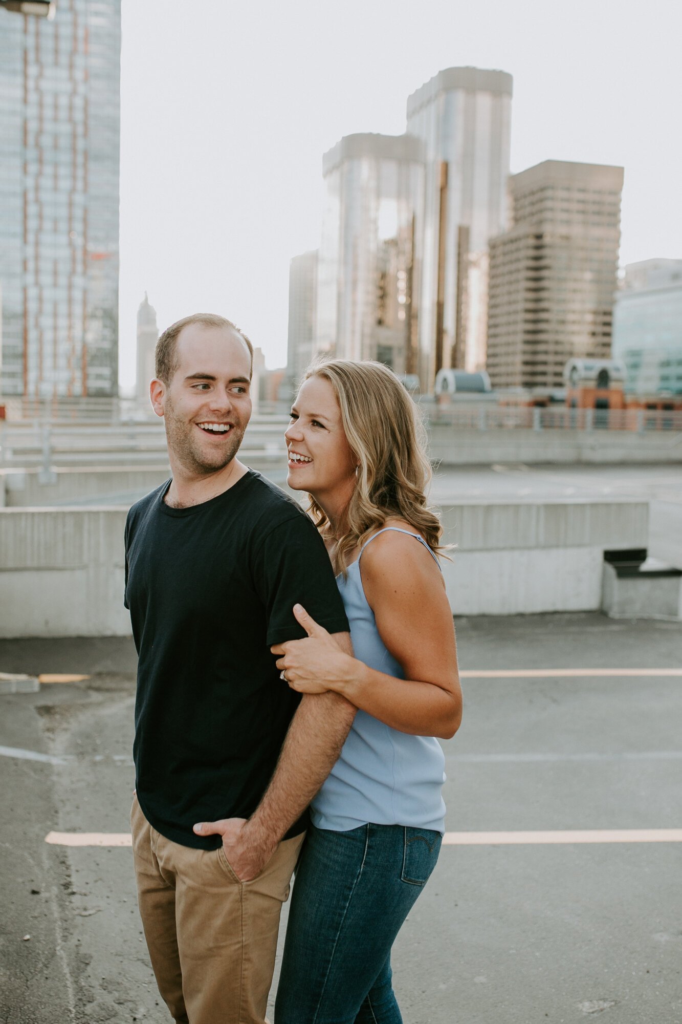  This was the first time I had gotten to see N after getting our degrees from MRU back in 2013. So not only was I pumped to get to see her and meet her fiance, we got the most beautiful golden hour light at one of my favorite downtown locations.  