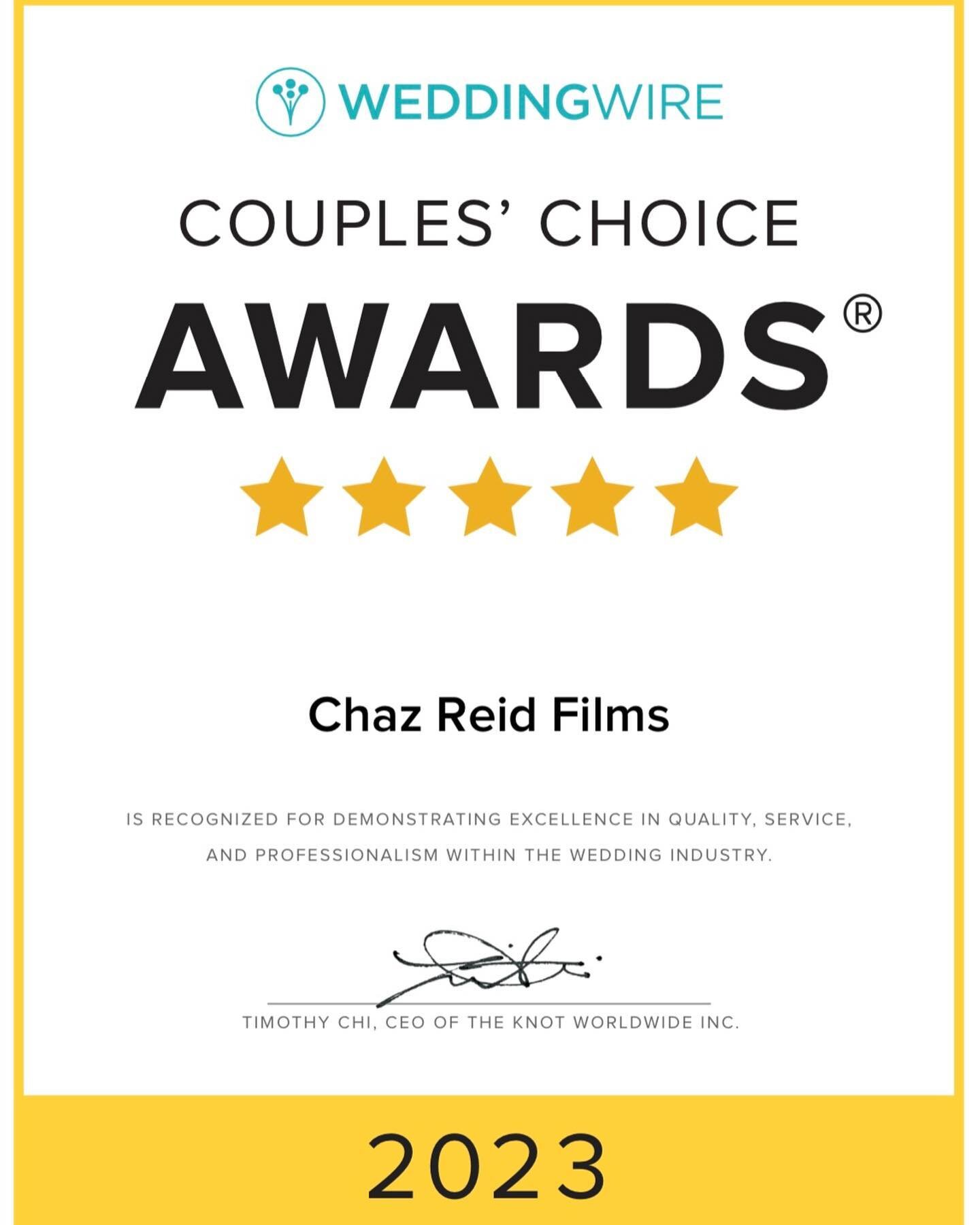 Four years straight! Thank you to all the amazing couples and vendor friends from last year's wedding season. Strive to get better every day and hustle harder! 
- - - - - - - - - - 
#raleighweddingvideographer #weddingvideographer #weddingvideo #rale