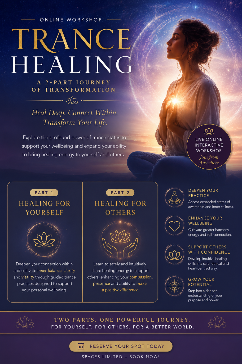 Trance Healing Workshop - A 2 Part Event
