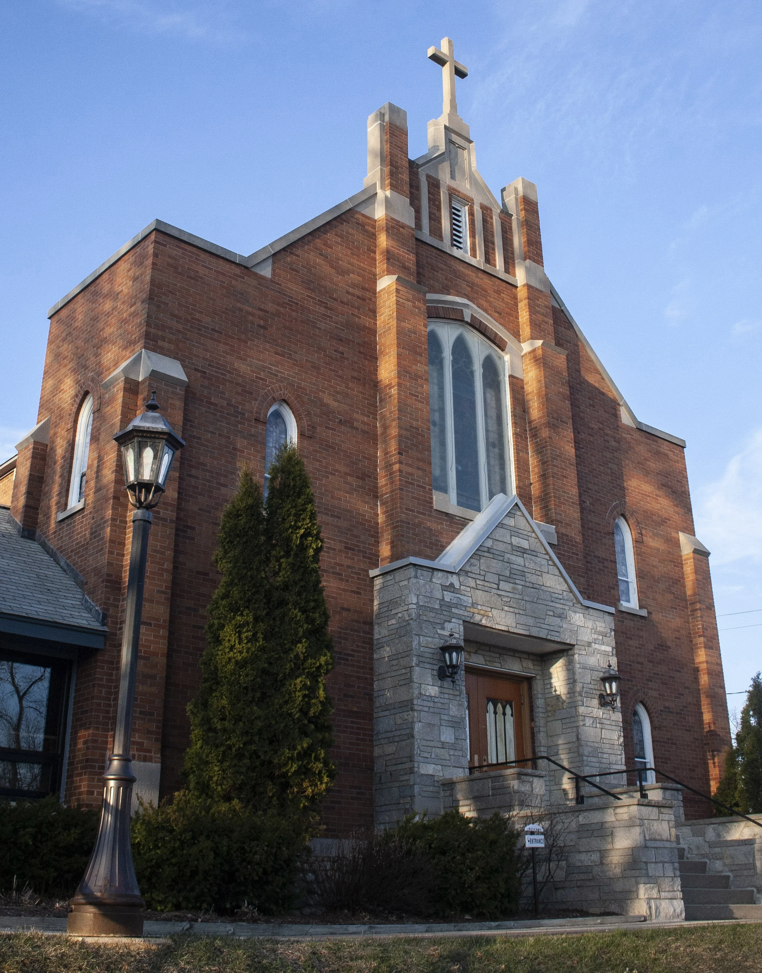 Photo showing a church member of the Leelanau Peninsula Chamber
