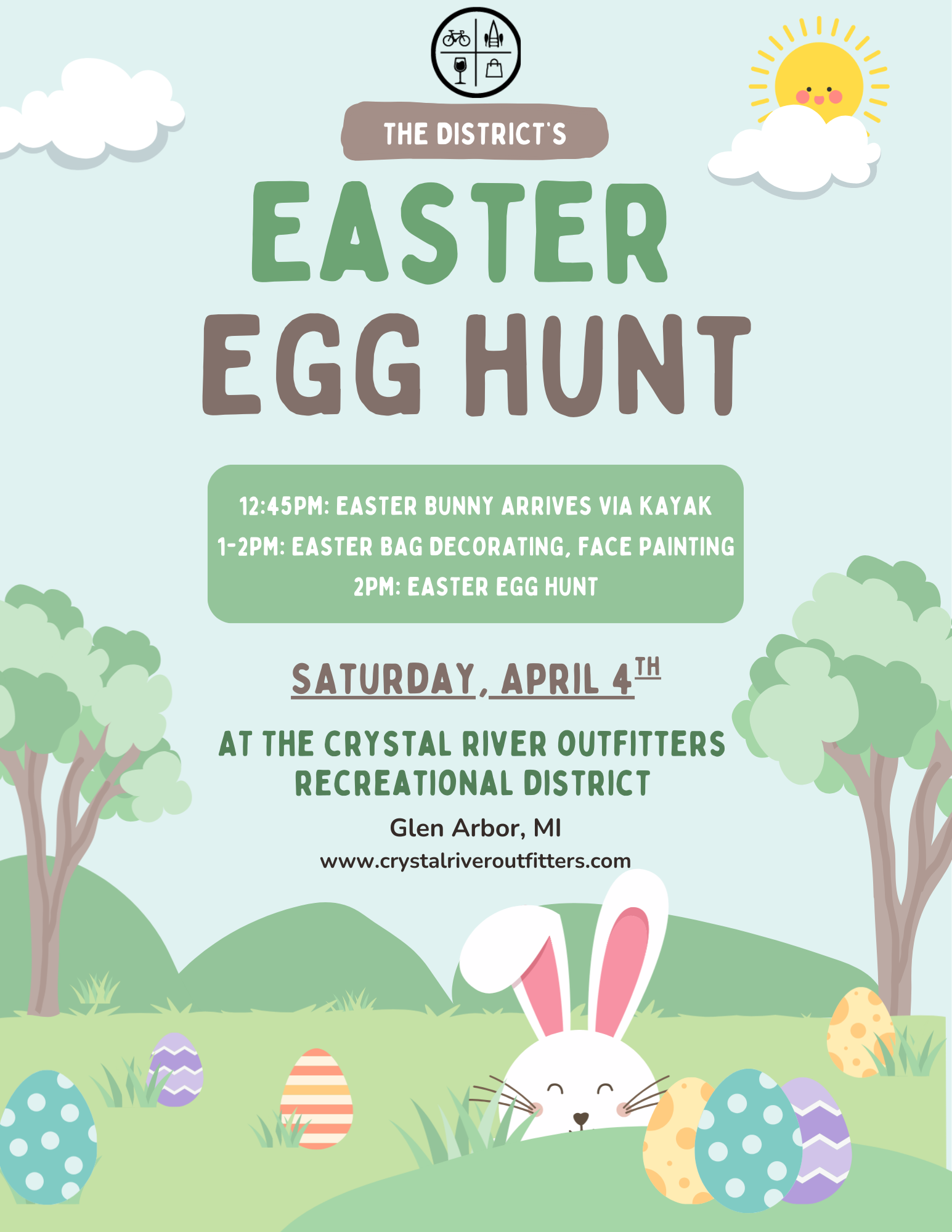 District Wide Easter Egg Hunt by Crystal River Outfitters Recreational District