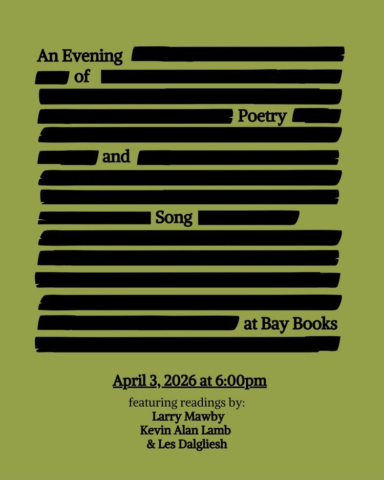 An Evening of Poetry & Song at Bay Books