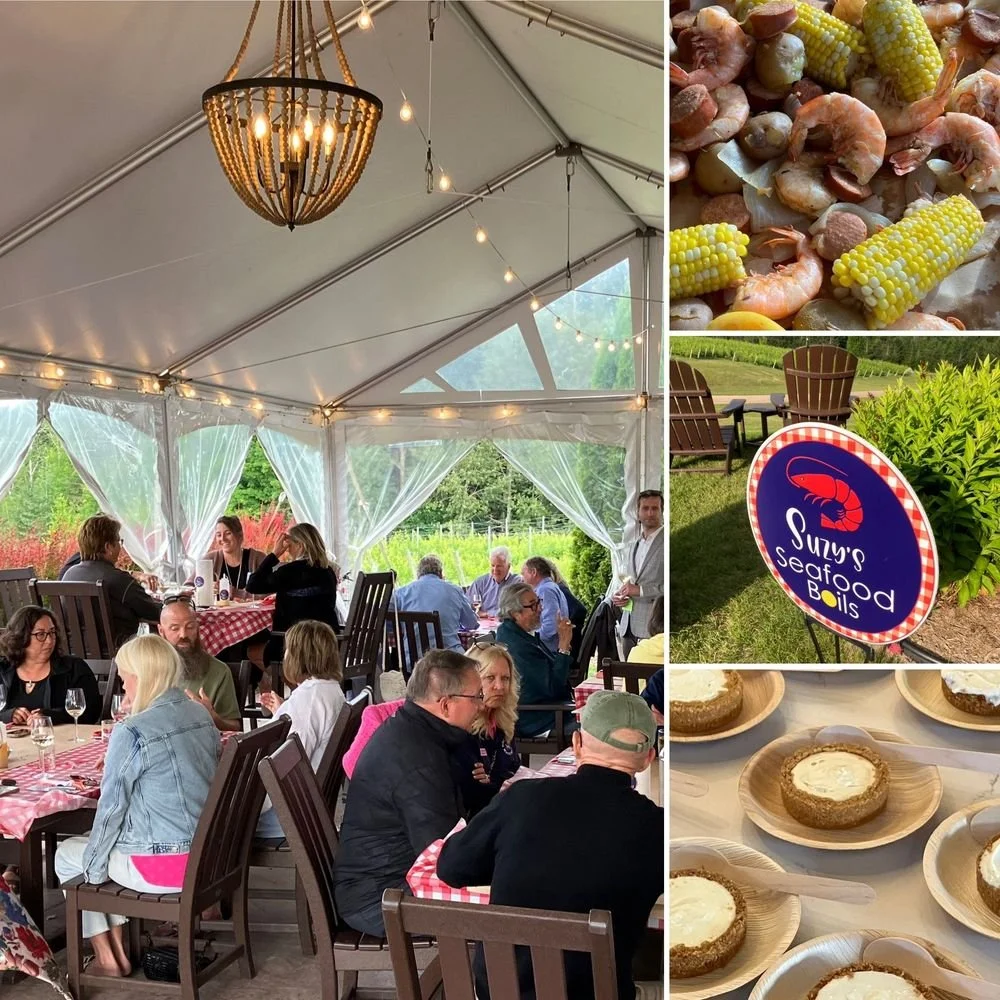 Shrimp Boil at Aurora Cellars