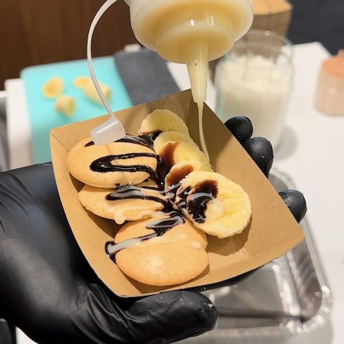 mini dutch pancakes poffertjes live station singapore snacks bar dessert catering events corporate wedding chaz events