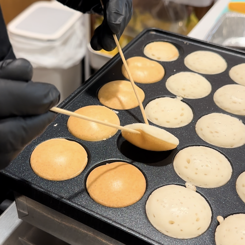 mini dutch pancakes poffertjes live station singapore snacks bar dessert catering events corporate wedding chaz events