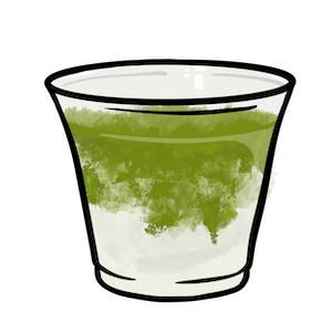 matcha coco cloud coconut water foam latte trendy premium matcha singapore chaz events live station food dessert beverage