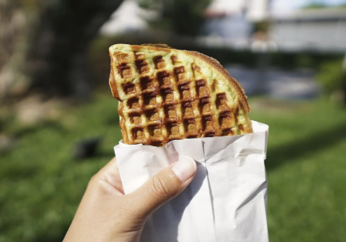 traditional waffles bakery kaya cream cheese blueberry chocolate peanut live station singapore freshly baked traditional crispy waffle pandan original earl grey chocolate red velvet