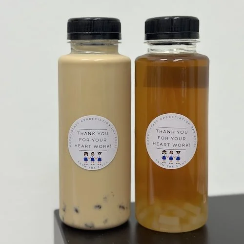 bottled bubble tea milk tea specialty tea fruit tea lemonades bottled prepack delivery bulk order chaz events teachers day appreciation gifting parents teacher singapore catering treats beverages