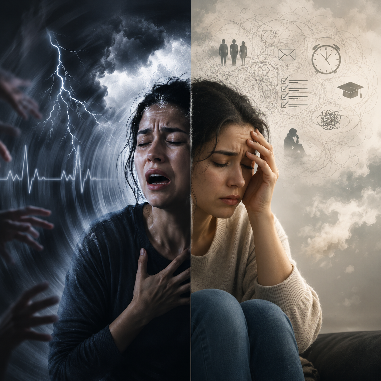 Understanding Panic Attacks symptoms vs. Anxiety Attacks: A Psychologist's Perspective