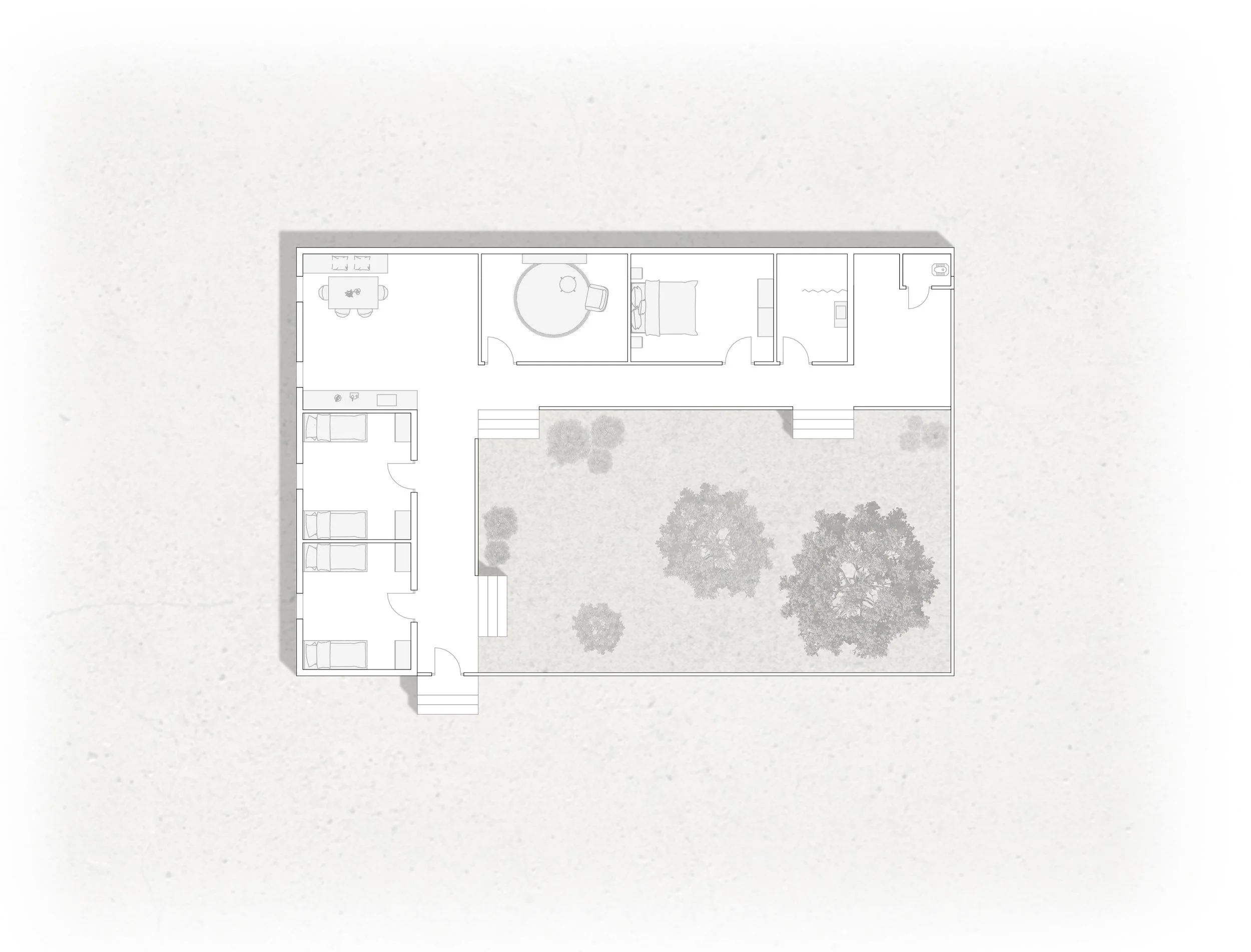 Teacher housing floor plan